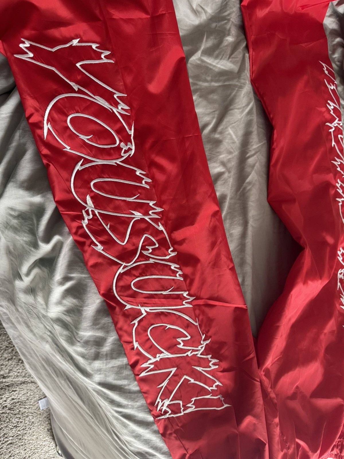 Vintage Red flair pants Size US 34 / EU 50 - 3 Thumbnail