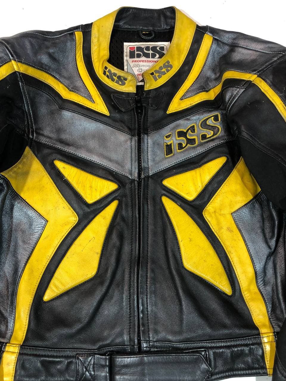 Japanese Brand IXS Leather Moto Racing Jacket Vintage Size US L / EU 52-54 / 3 - 8 Thumbnail