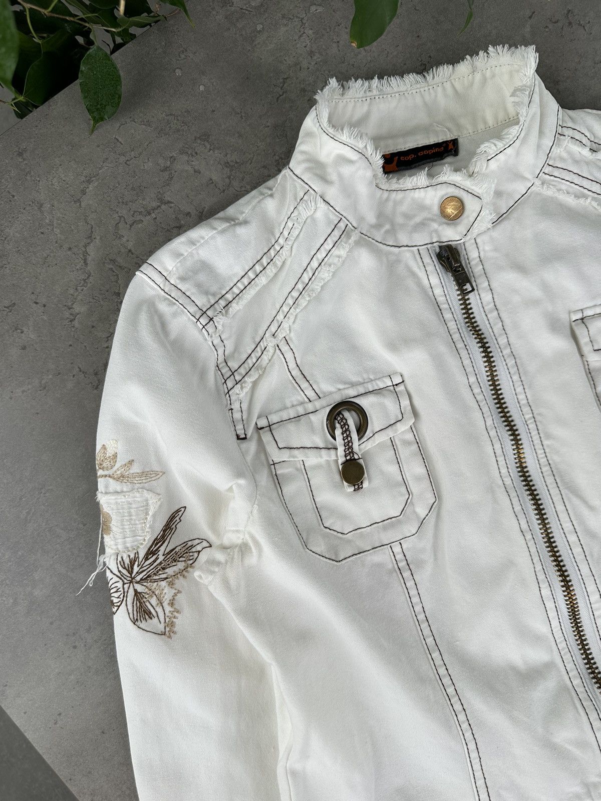 Cop Copine Cop Copine Jacket With Embroidery Size XS / US 0-2 / IT 36-38 - 3 Thumbnail