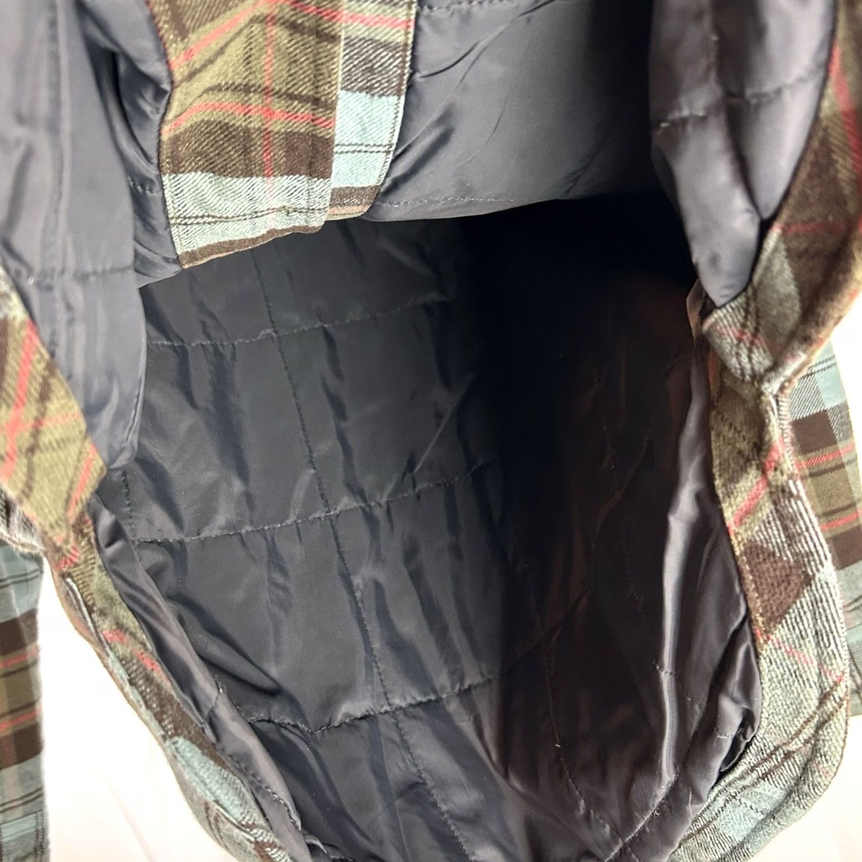 Vintage VINTAGE L.L. Bean Quilted Lined Flannel Shirt Jacket Heavy Plaid Outdoor Men Small Shacket Size US S / EU 44-46 / 1 - 7 Thumbnail