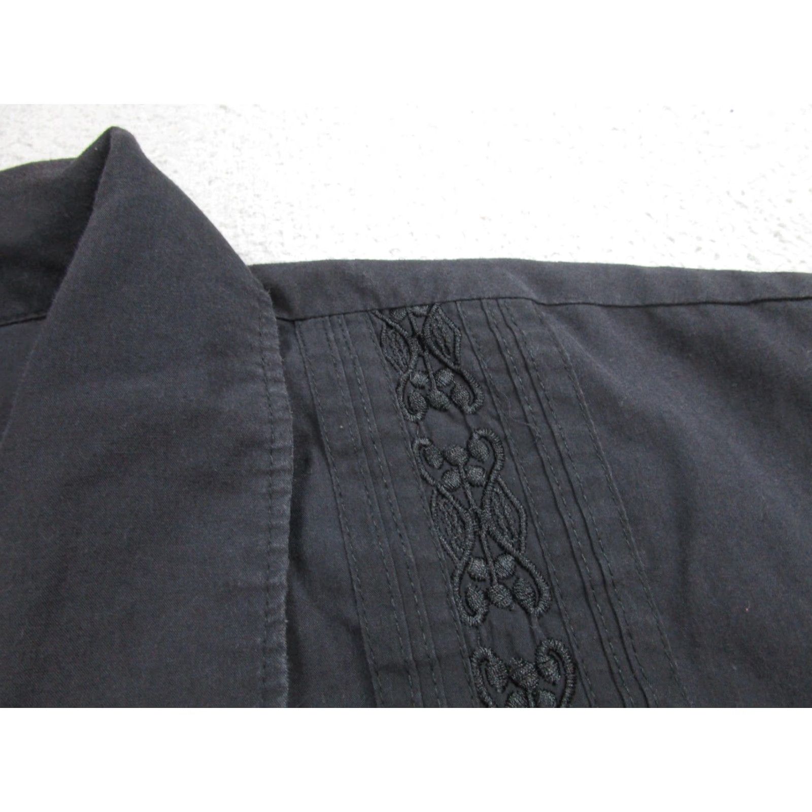 Vintage Maximos Yucatan Shirt Mens 4XL Black Short Sleeve Button-Up Relaxed Fit Pockets Size US XXL / EU 58 / 5 - 5 Thumbnail