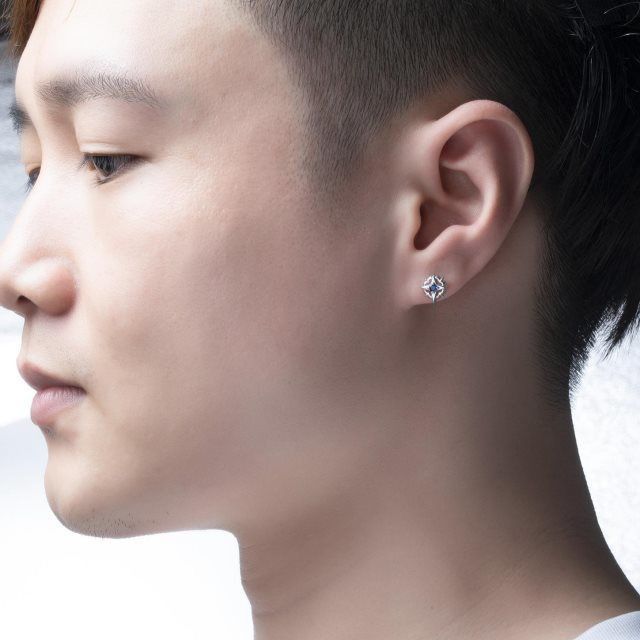 Jewelry × Sterling Silver Matchless Earrings One Pairs Chrome Jewelry Size ONE SIZE - 3 Thumbnail