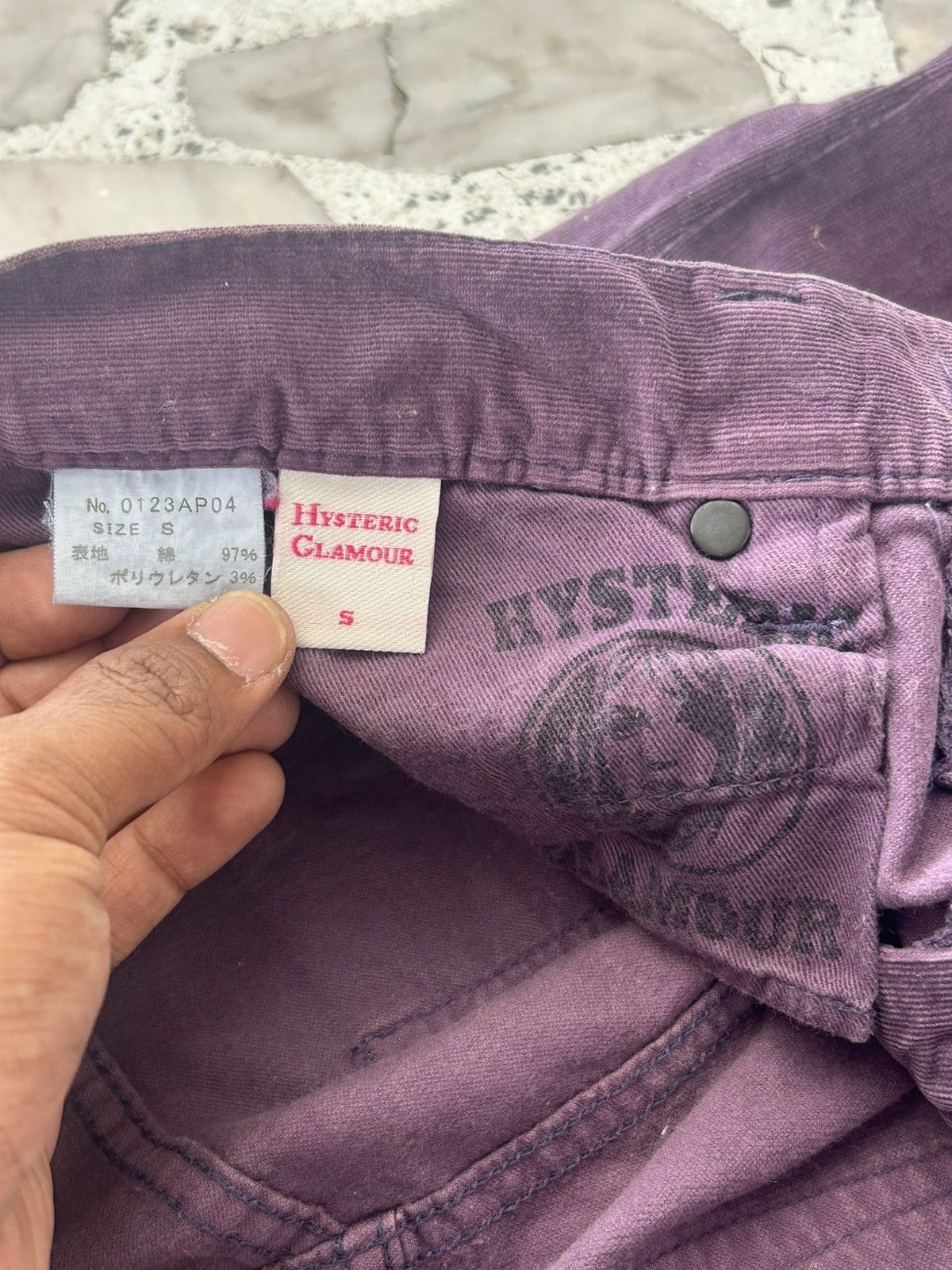 Hysteric Glamour Hysteric Glamour Slim Fit Corduroy Pants Purple Vintage Size 30" / US 8 / IT 44 - 11 Thumbnail