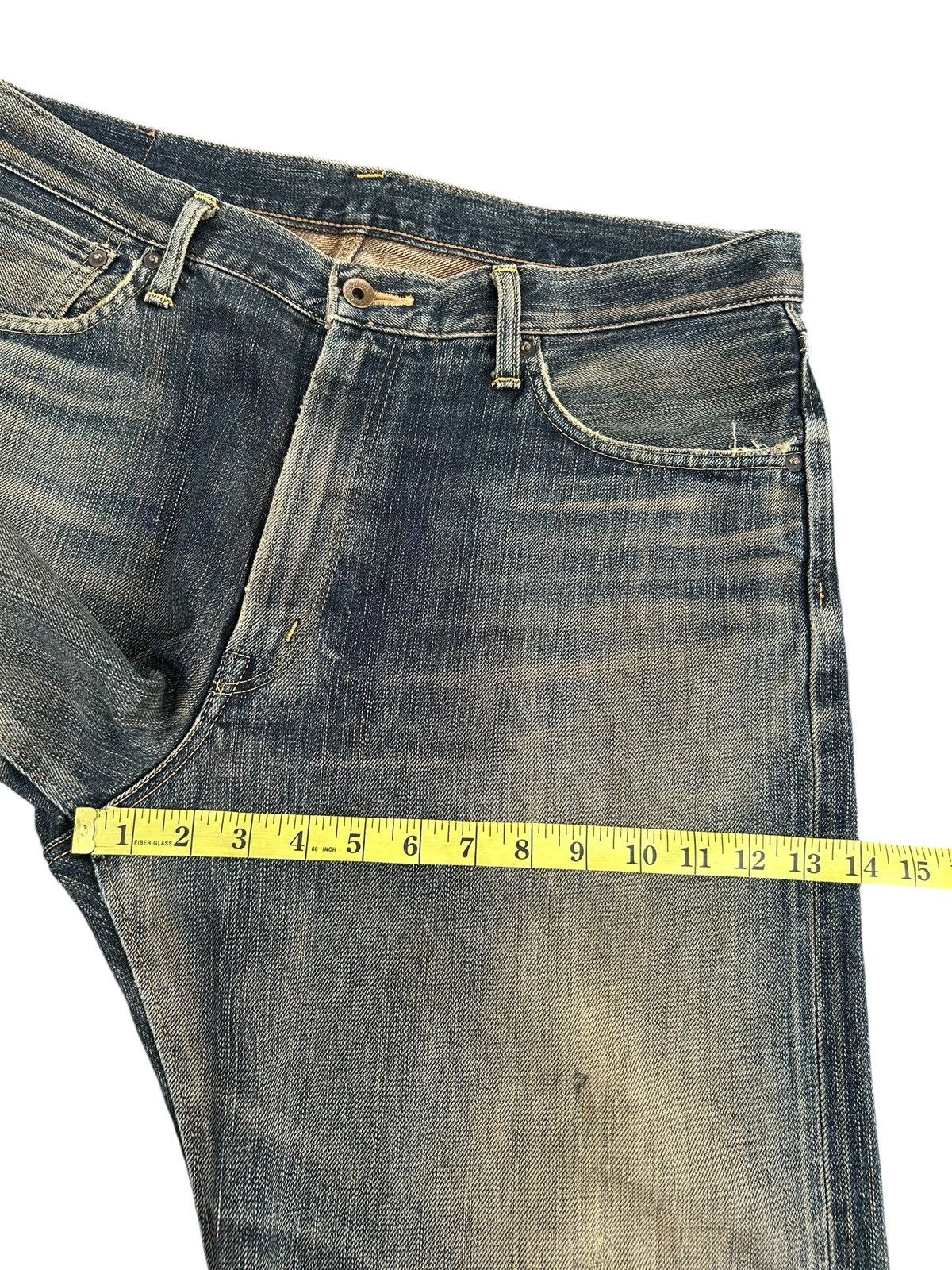 Kapital Vintage Edwin 505z Selvedge Rusty Mud Wash Denim Jeans Size US 37 - 19 Thumbnail
