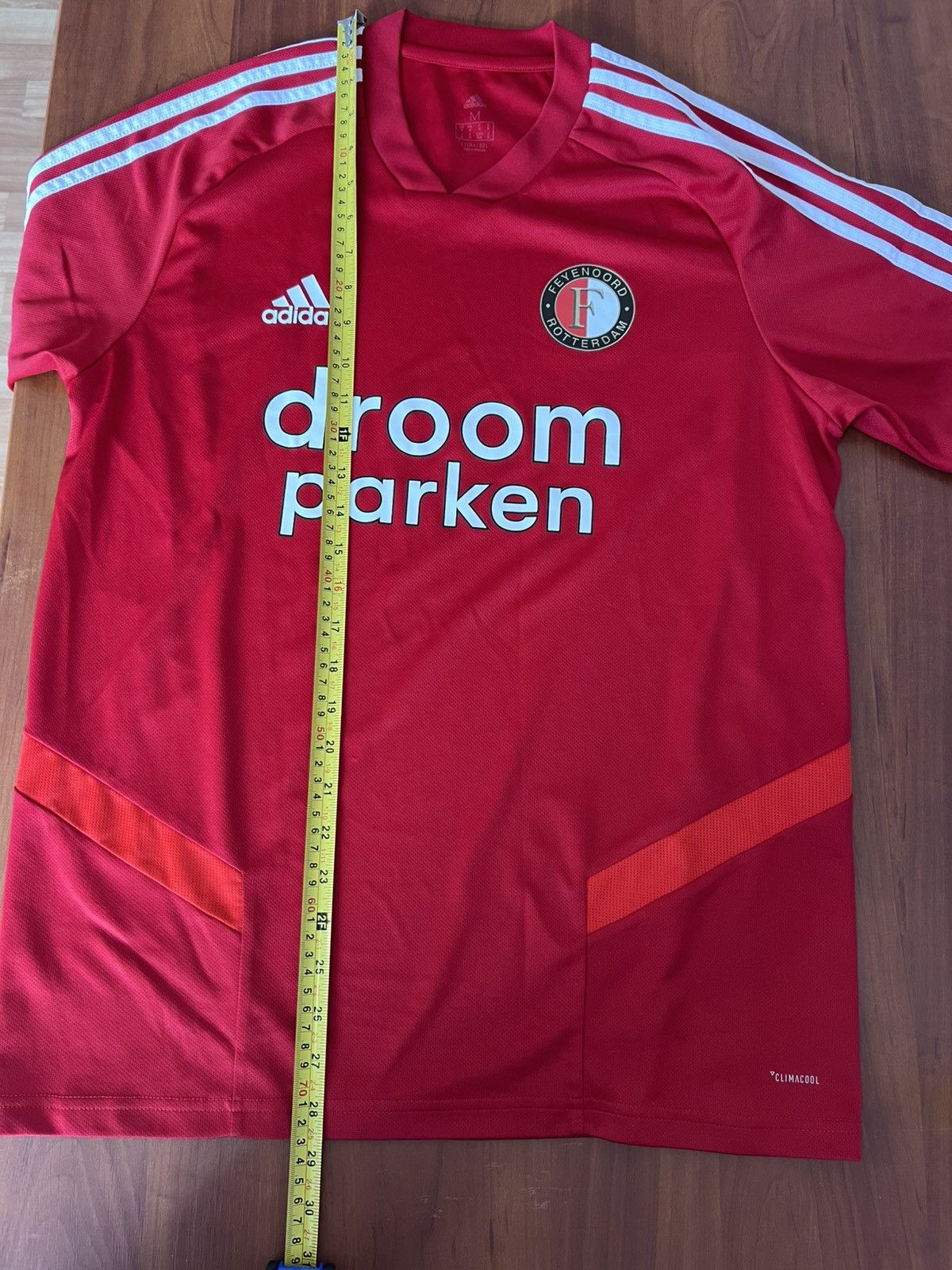 Adidas 2019/20 Feyenoord Traning Soccer Jersey Men’s Red Size M Size US M / EU 48-50 / 2 - 7 Thumbnail