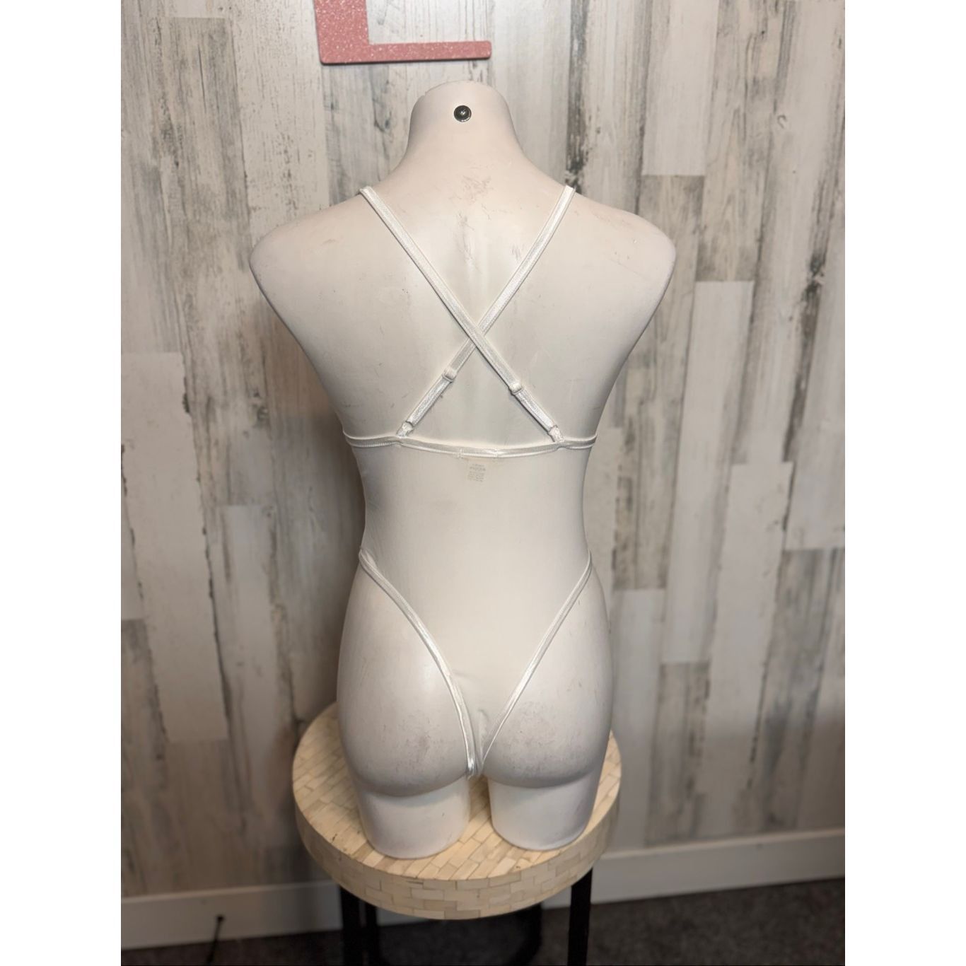 Other Bozzolo White Lace Bodysuit Women’s Size L Size L / US 10 / IT 46 - 2 Thumbnail