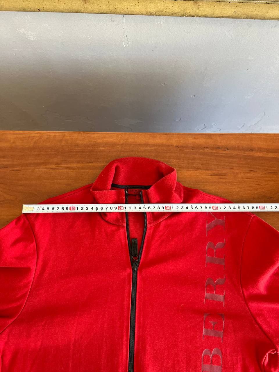 Burberry BURBERRY SPORT RED CASUAL MENS FULL ZIP BIG LOGO SWEATSHIRT Size US XL / EU 56 / 4 - 21 Thumbnail