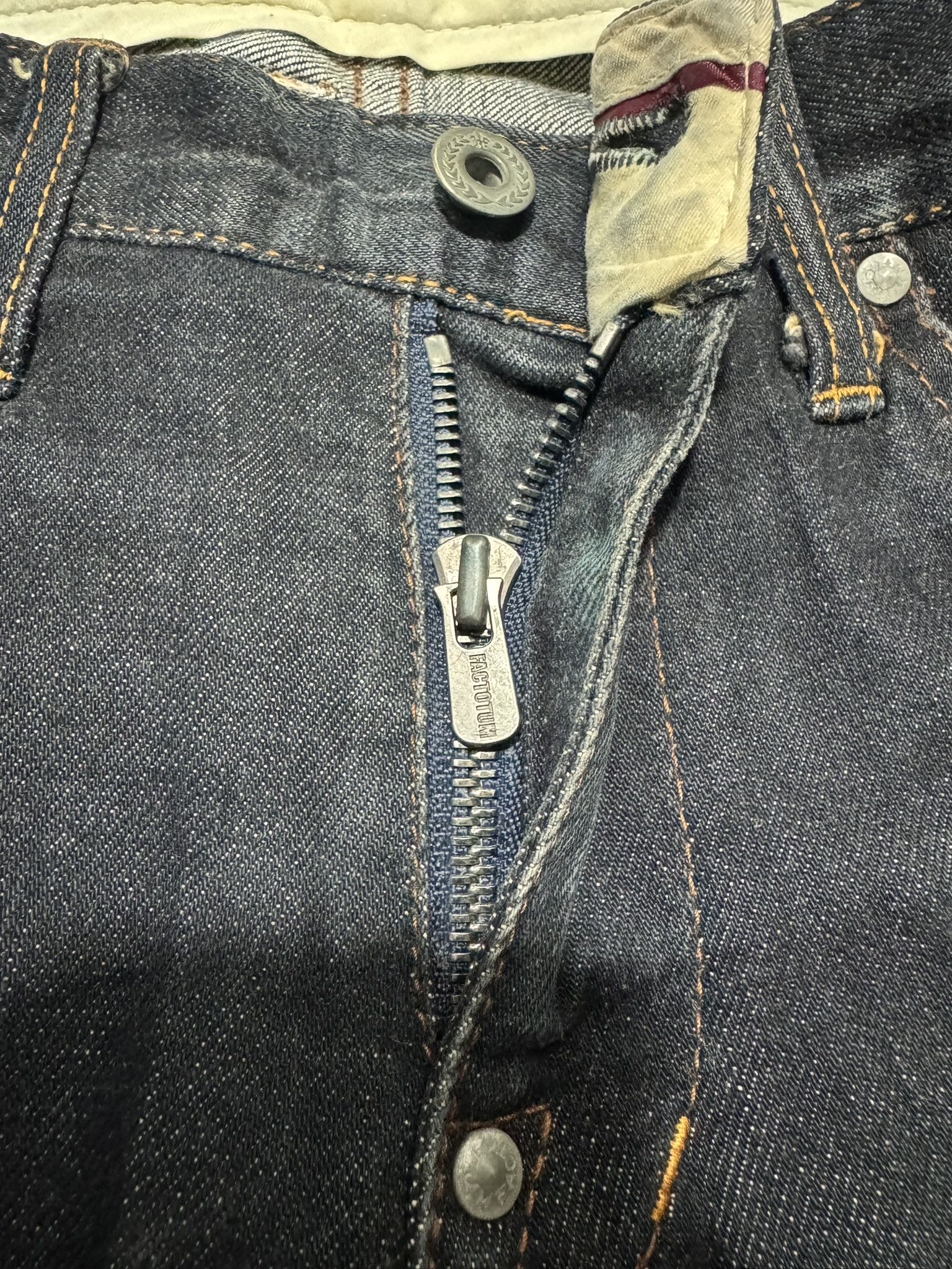 FACTOTUM × Japanese Brand Japanese Brand Factotum Straight Fit Denim Harajuku Street Size US 29 - 7 Thumbnail
