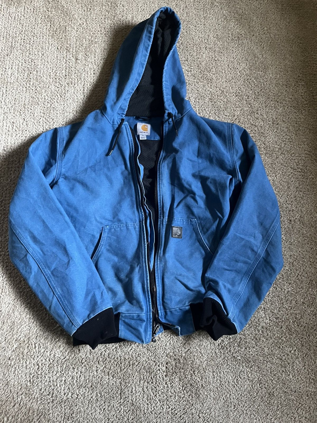 image of Carhartt Electric Blue Jacket, Men's (Size Small)