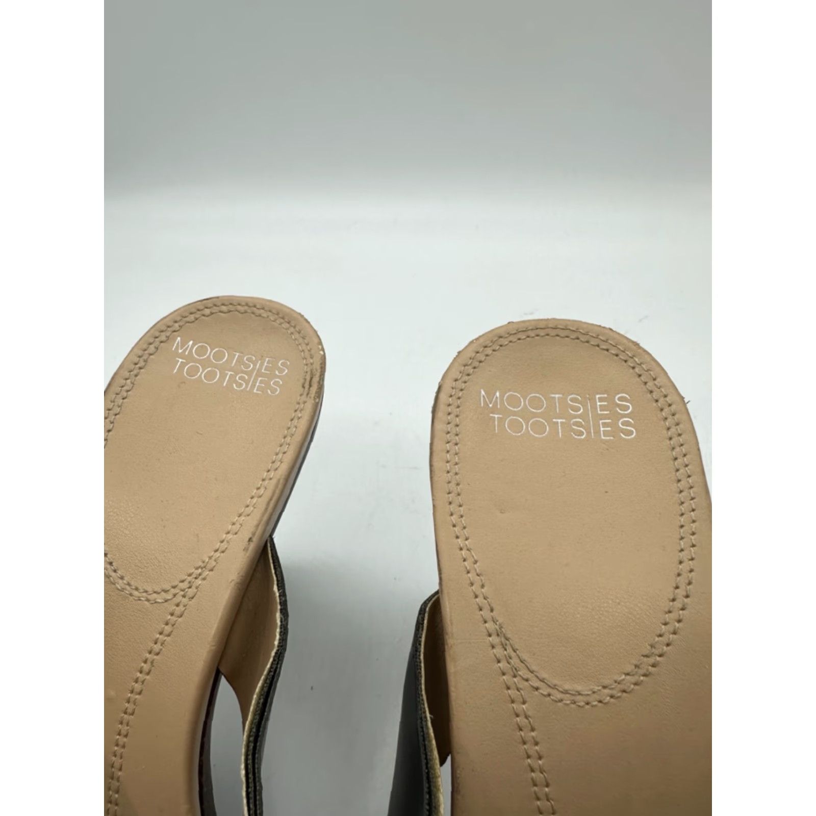 Vintage MootsiesTootsies Womens Black Heeled Open Toe Sandals Size 9M Size US 9 / IT 39 - 4 Thumbnail
