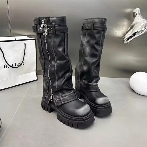 Designer × Vintage Streetwear Retro Vintage Punk Casual Boots Size US 8.5 / IT 38.5 - 3 Thumbnail