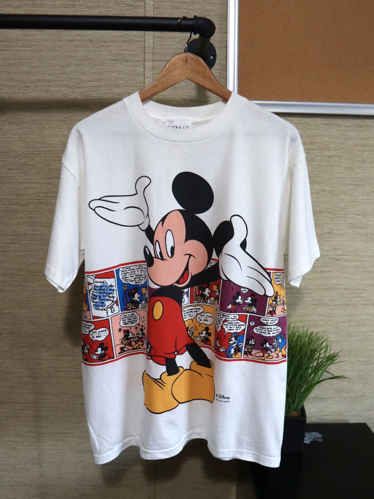 Mickey Mouse 90’s Mickey Mouse Comic Strip AOP | Grailed