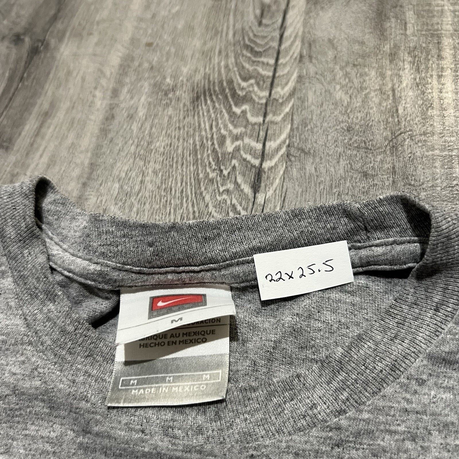 Nike VTG Nike T Shirt Grey Y2K Patrick O'Bryant Basketball 2006 Size US M / EU 48-50 / 2 - 4 Thumbnail