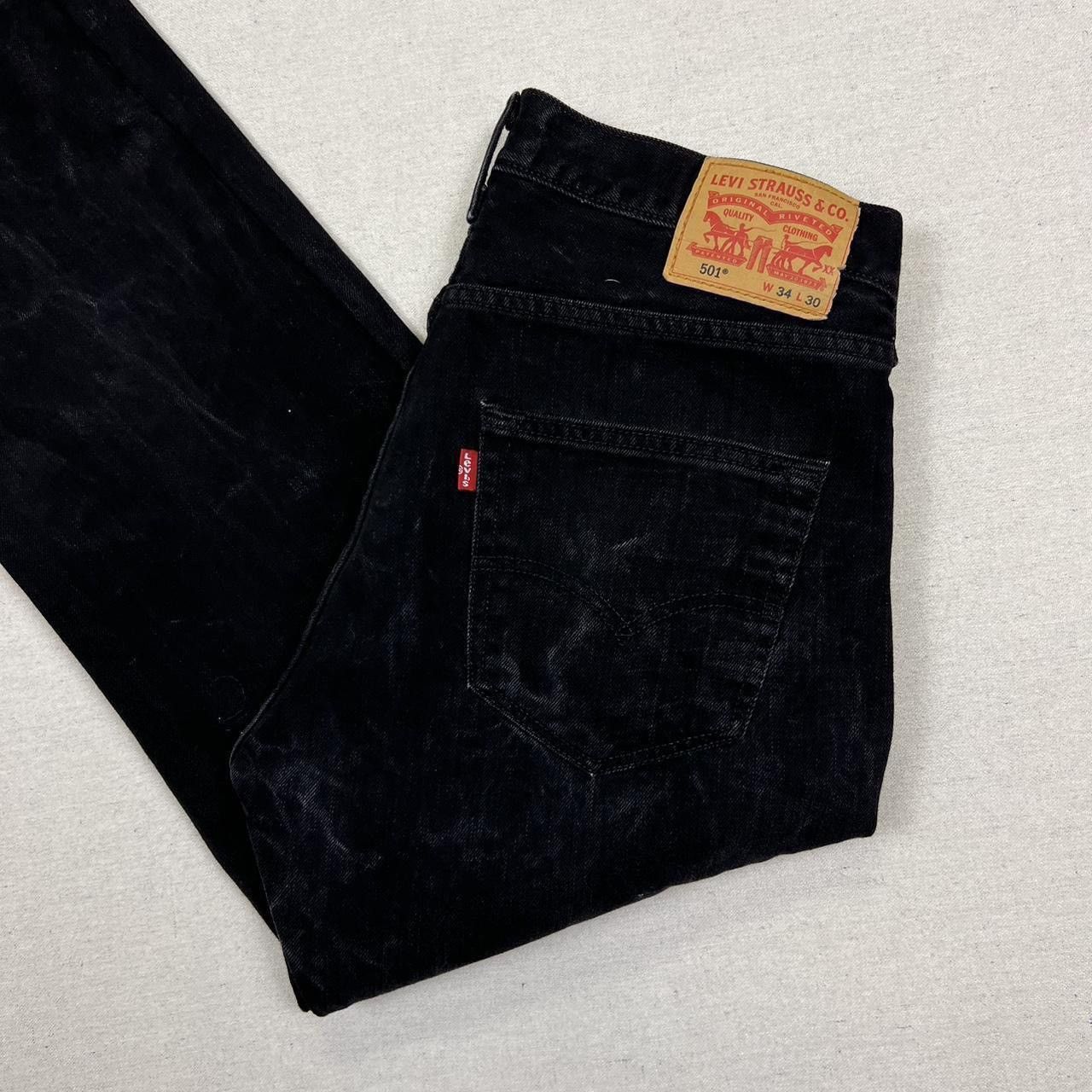 Levi's × Vintage Black levis 501 jeans Size US 34 / EU 50 - 5 Thumbnail