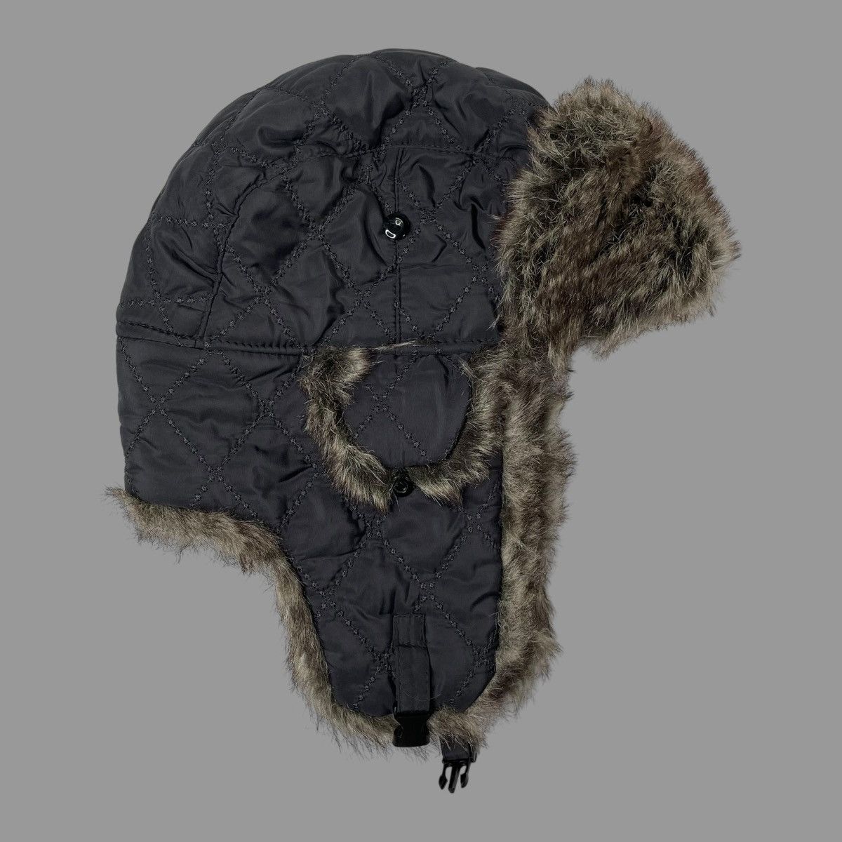 Vintage Vintage 90s fur ushanka winter hat Size ONE SIZE - 4 Thumbnail