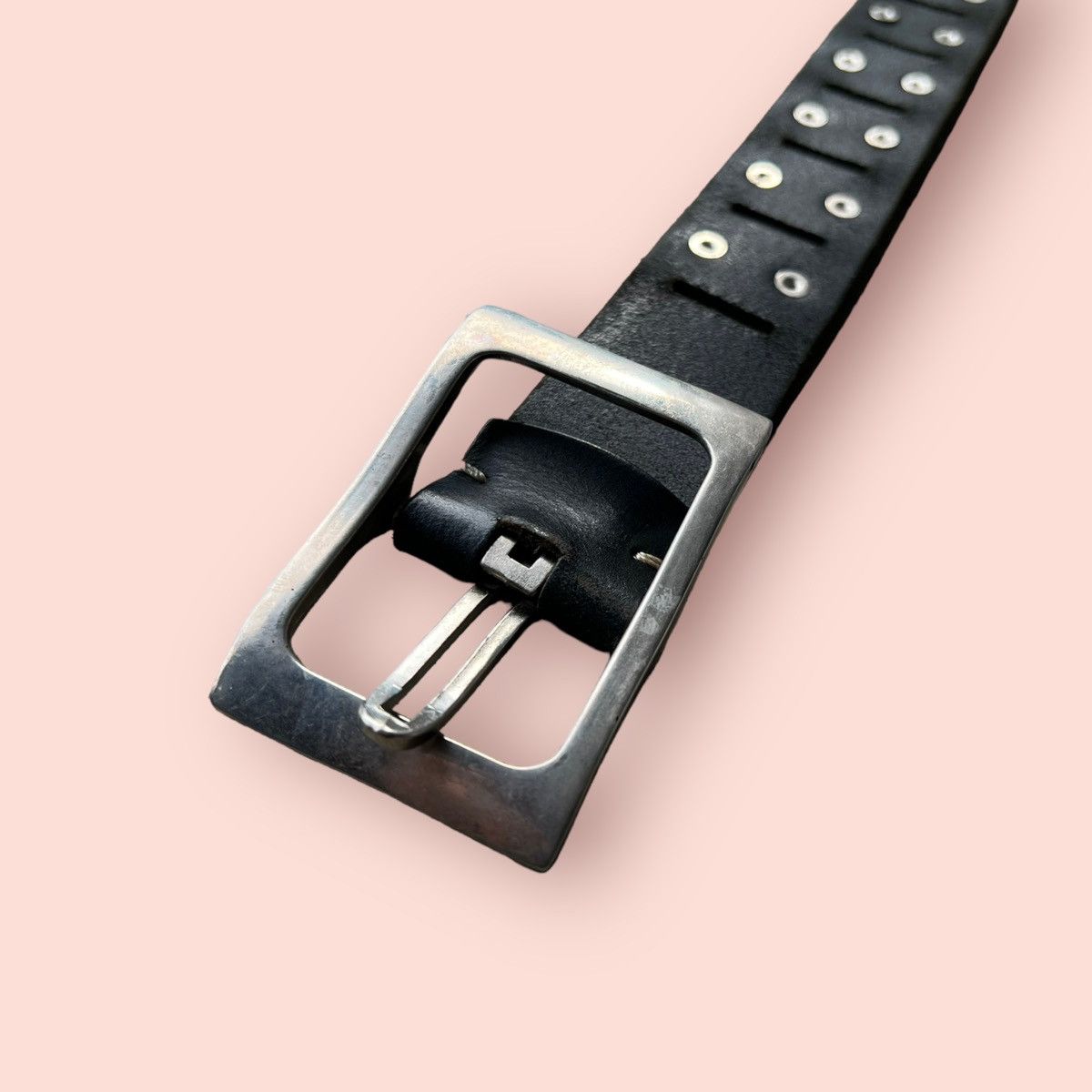 Leather × Seditionaries × Vintage VINTAGE JAPAN STUDDED LEATHER BELT Size ONE SIZE - 8 Thumbnail