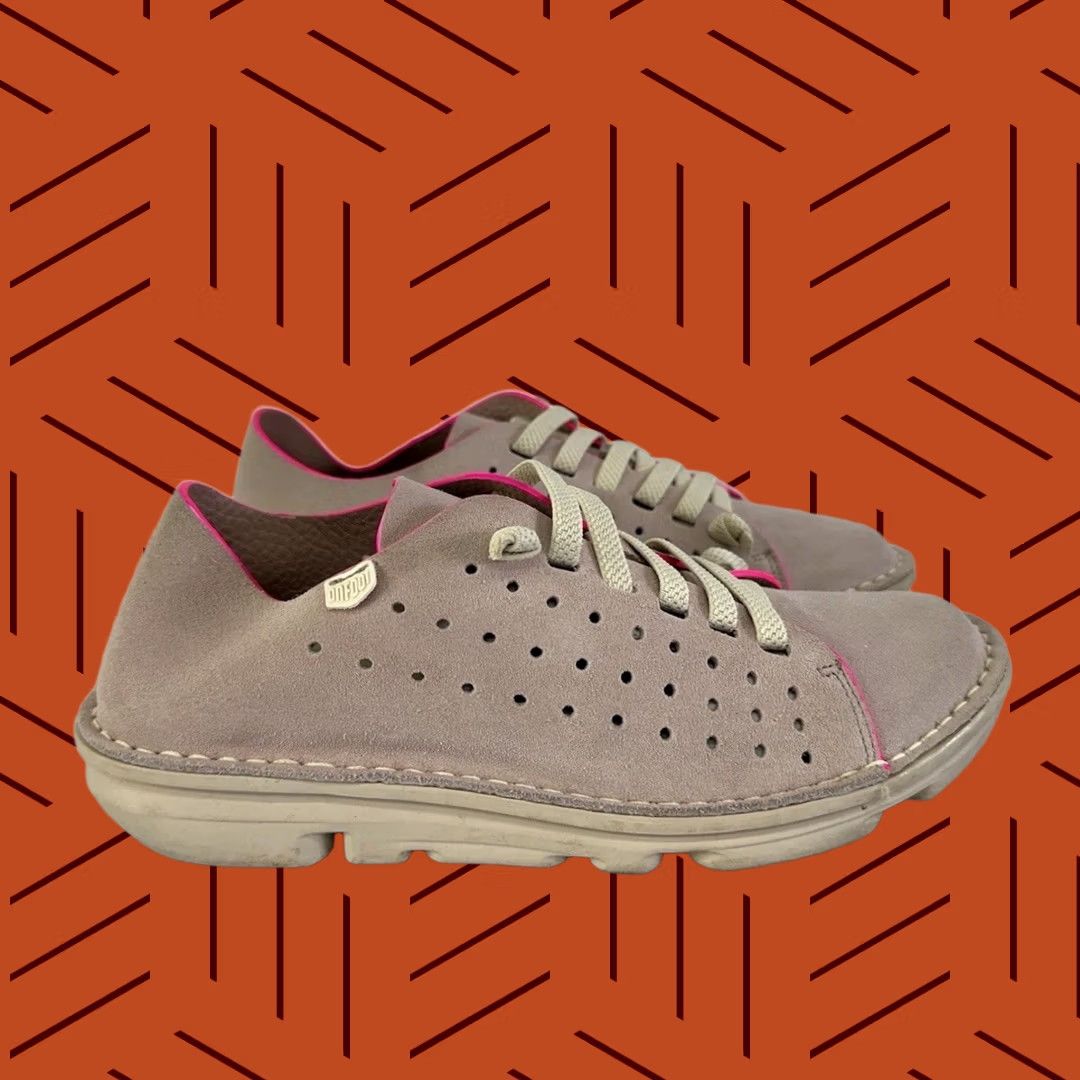 Asket OnFoot Sneaker Pink Suede Spain Sz 38 US 7.5 30200 Basket Fluor Size US 8 / IT 38 - 1 Thumbnail