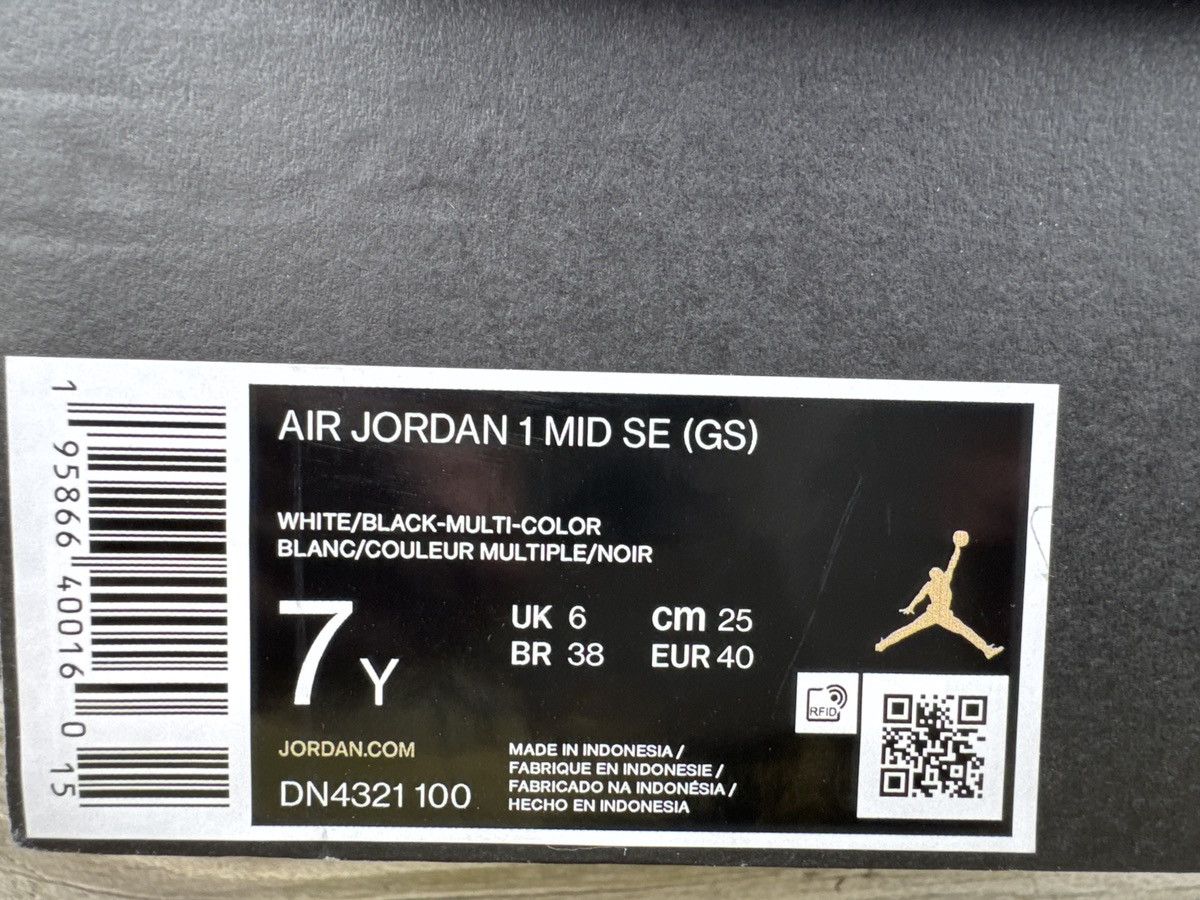 Jordan Brand Jordan 1 Mid Diamond Shorts (Gs) Size US 7 / EU 40 - 5 Thumbnail