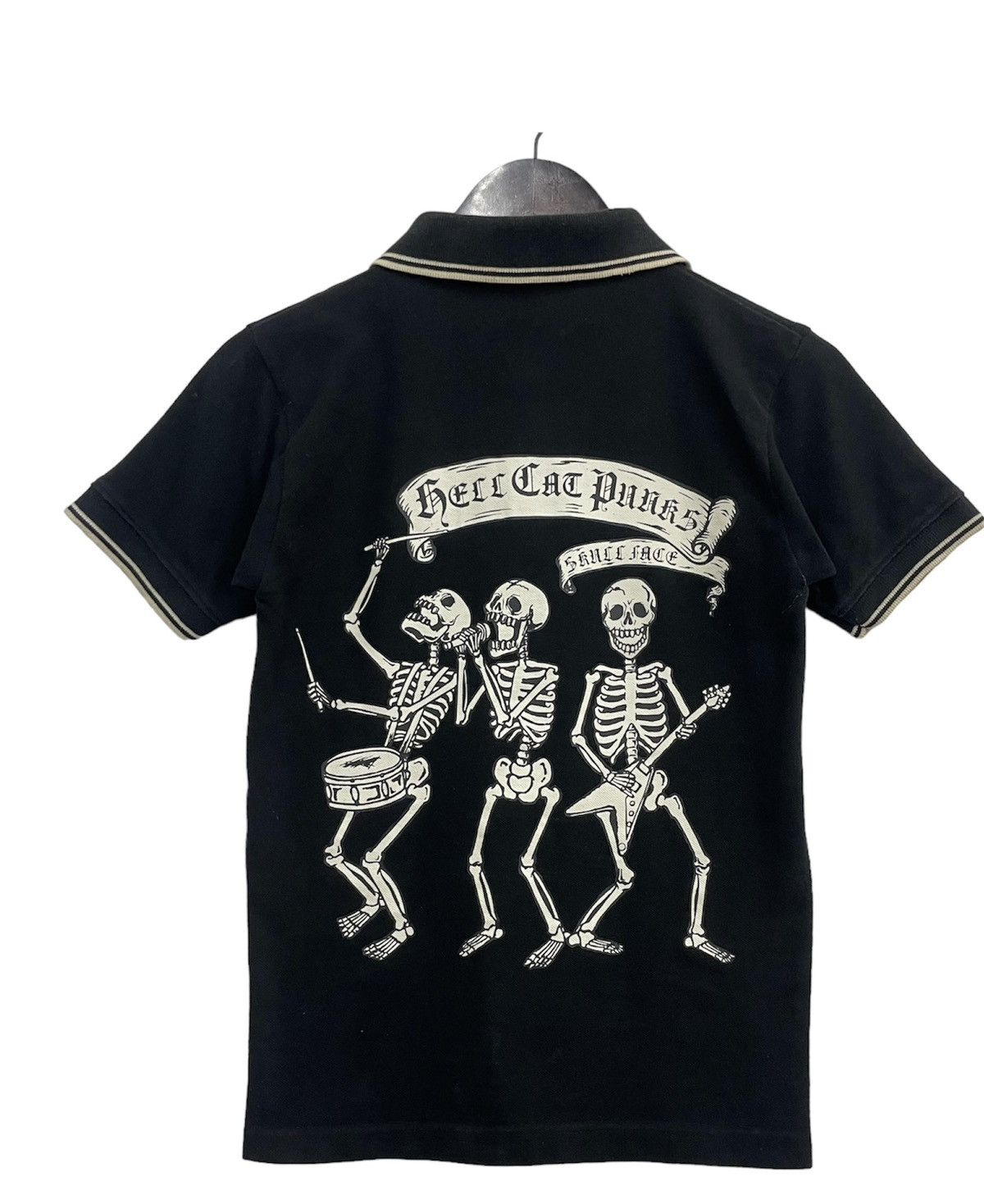HELL CAT PUNKS スカルプリント Tシャツ Sサイズ ブラック Hellcat Punks | Grailed