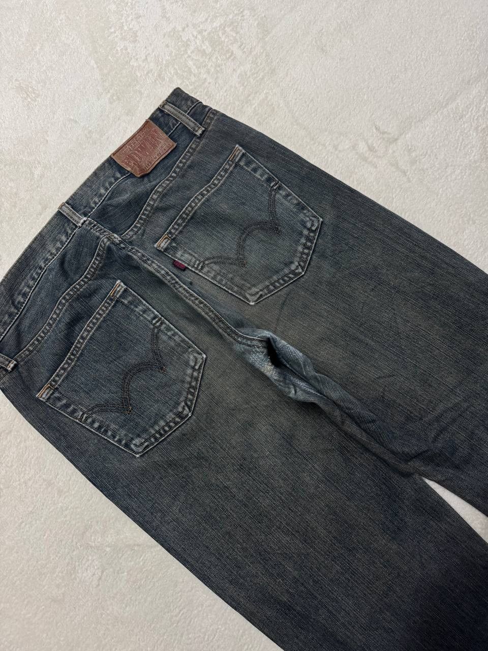 Edwin SICK Vintage Edwin Rusty Mudwash Distress Regular Dark Jean Size US 32 / EU 48 - 18 Thumbnail