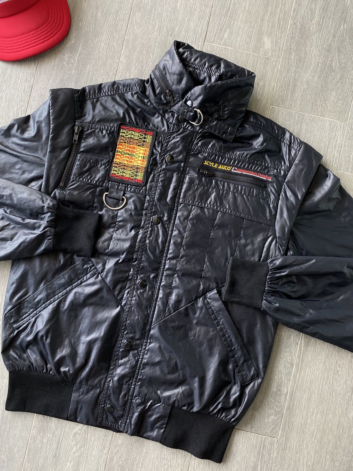Porsche Design Vintage 80’s Porsche Style Auto Competition Design Jacket Size US S / EU 44-46 / 1 - 2 Thumbnail