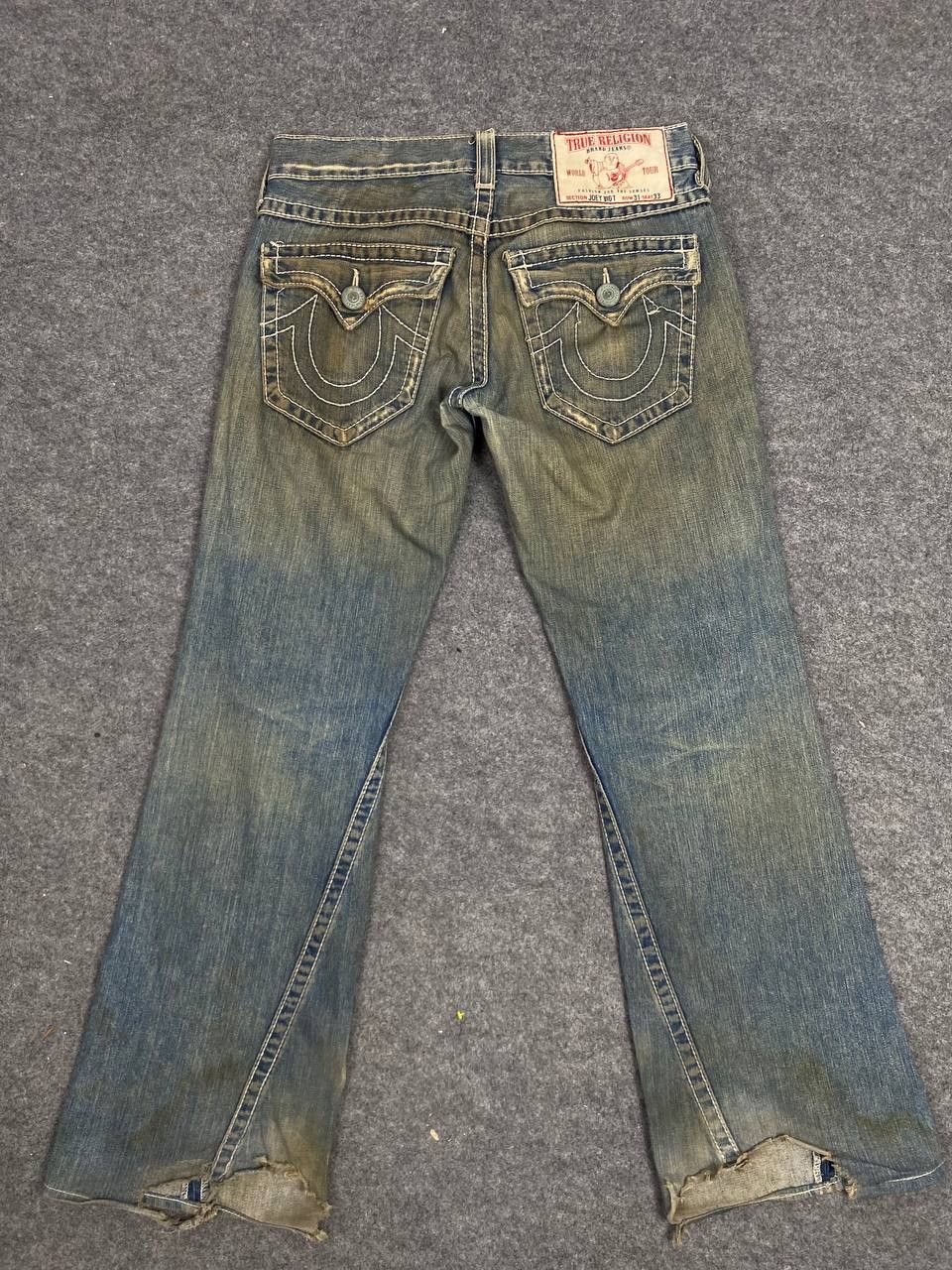 True Religion vintage true religion bootcut distressed denim made in usa Size US 34 / EU 50 - 1 Thumbnail