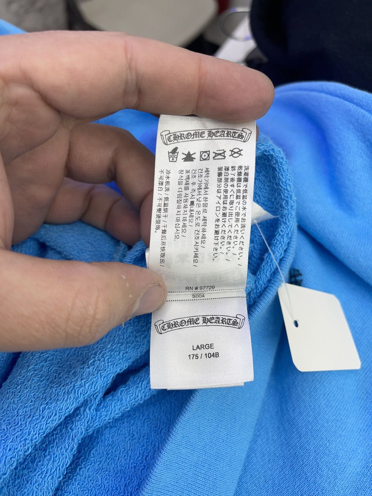 Chrome Hearts Chrome hearts matttboy crewneck light blue Size US L / EU 52-54 / 3 - 8 Thumbnail