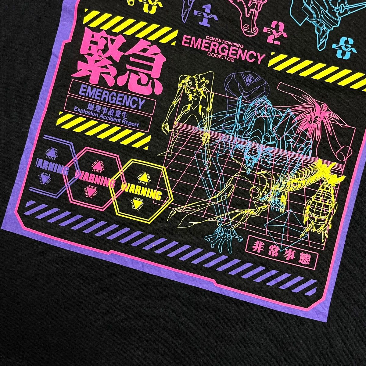 GU GU X Evangelion for Retro-Futuristic SS20 Capsule Tee Size US L / EU 52-54 / 3 - 5 Thumbnail