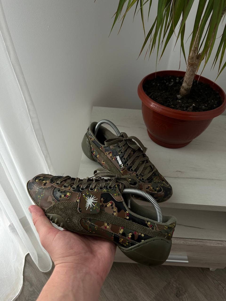 Maison MIHARA YASUHIRO Vintage Miharayasuhiro Puma Camo Floral Sneakers Size US 7 / EU 40 - 6 Thumbnail