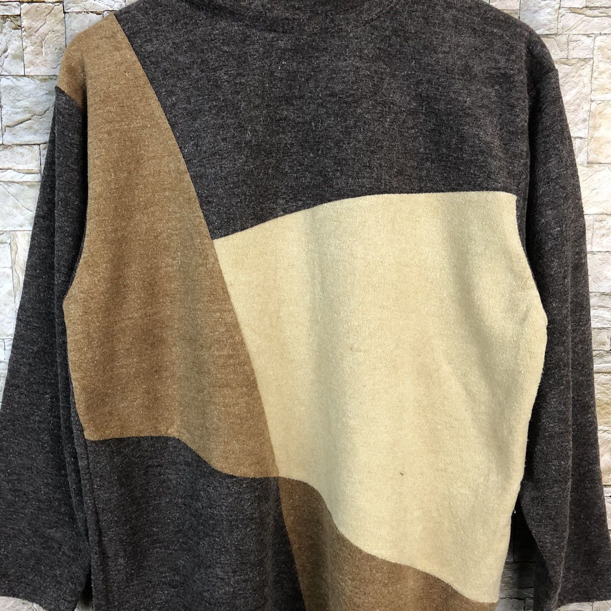 Homespun Knitwear Jilmarie patchwork design streetwear vtg sweatshirt #A526 Size M / US 6-8 / IT 42-44 - 7 Thumbnail