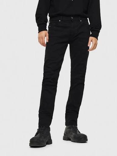Diesel Diesel Thommer slim skinny jeans in black wash (0688H). Size US 31 - 2 Thumbnail