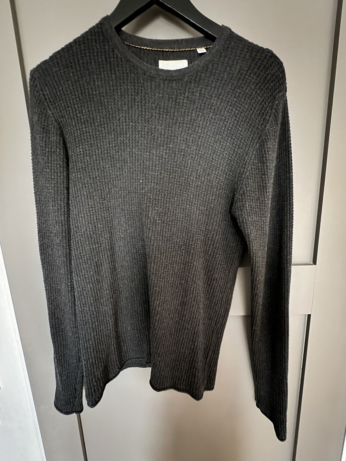 Image of Billy Reid Long Sleeve in Grey, Men's (Size Small)