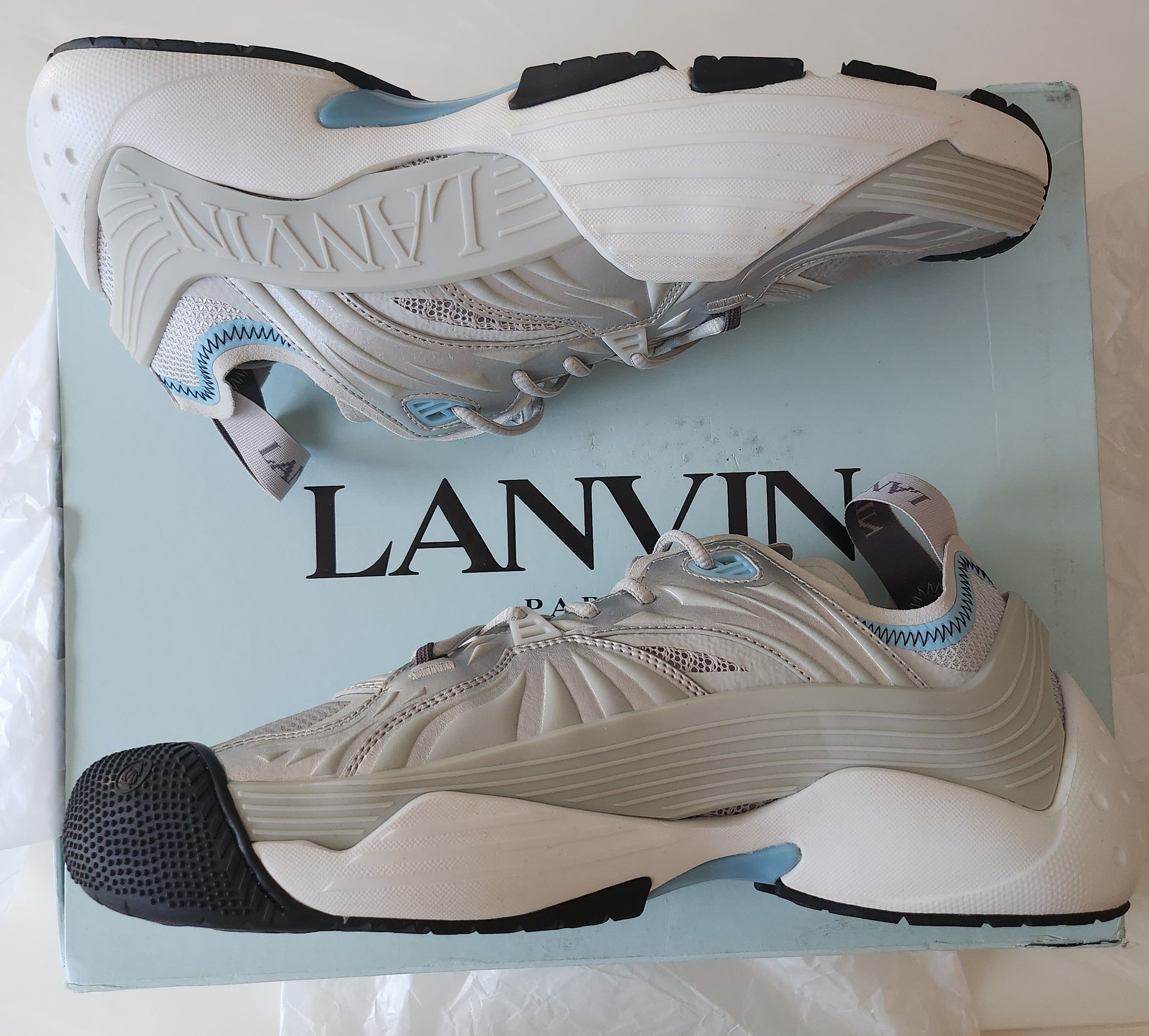 Lanvin Lanvin Flash Mesh Sneakers Size US 12 / EU 45 - 4 Thumbnail