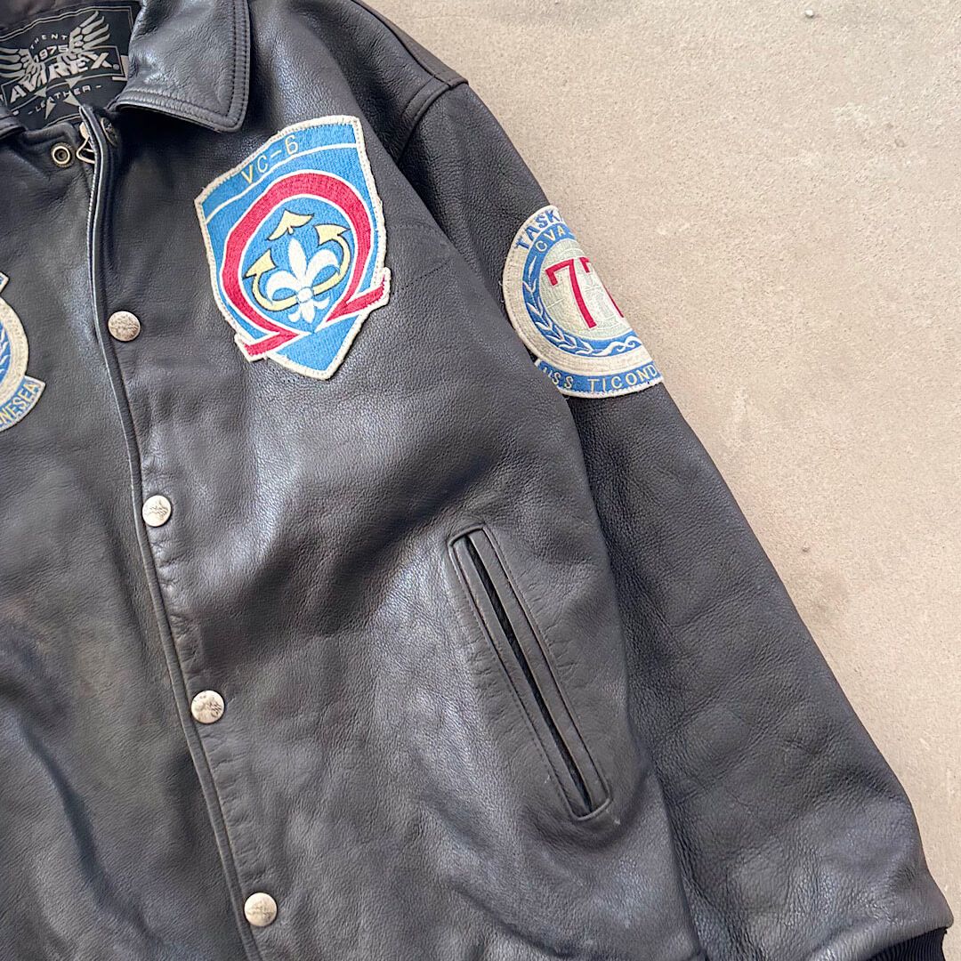 Avirex Vintage Avirex Leather Jacket - Size L Size US L / EU 52-54 / 3 - 2 Thumbnail