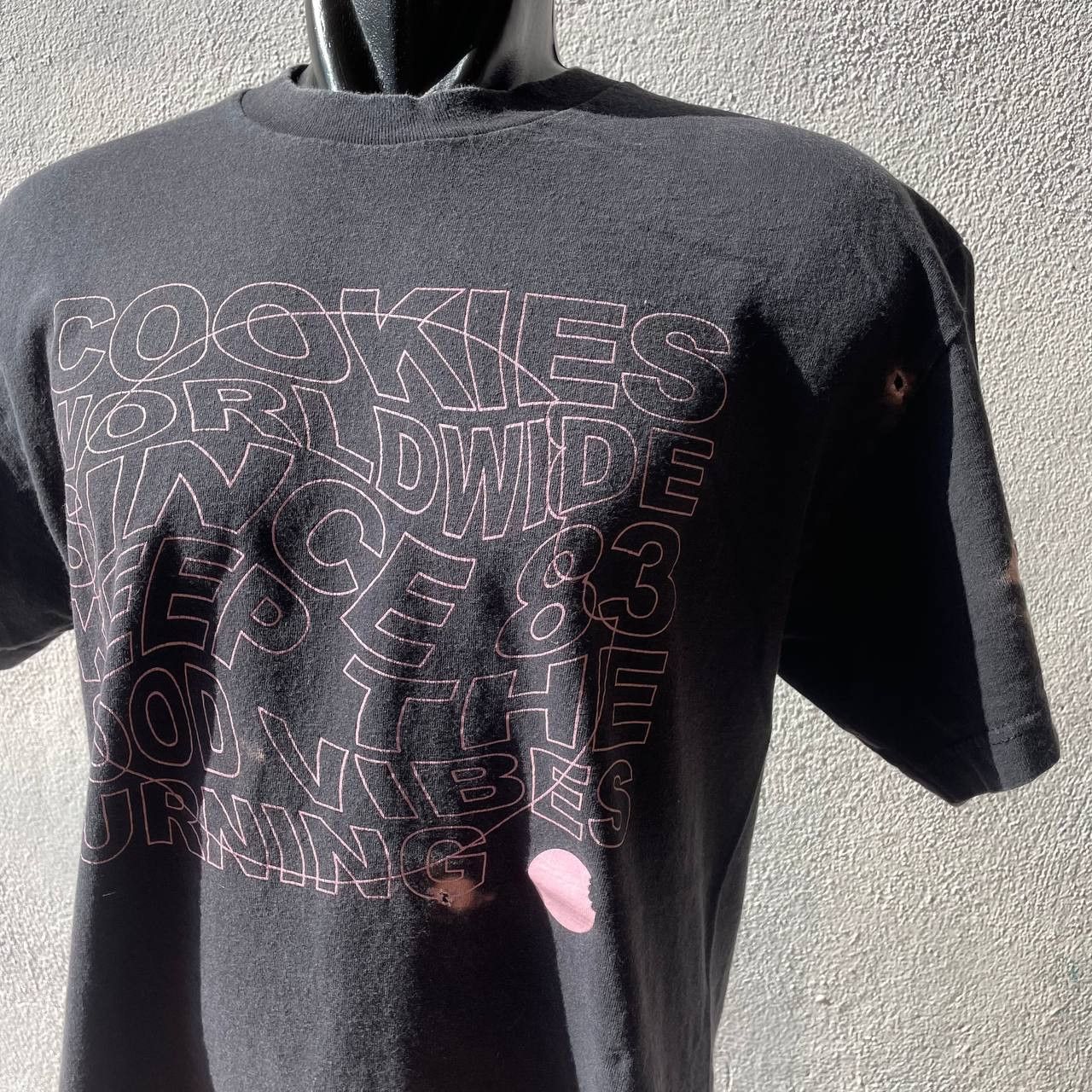 Cookies COOKIES BLACK FADED WORN TSHIRT Size US L / EU 52-54 / 3 - 2 Thumbnail