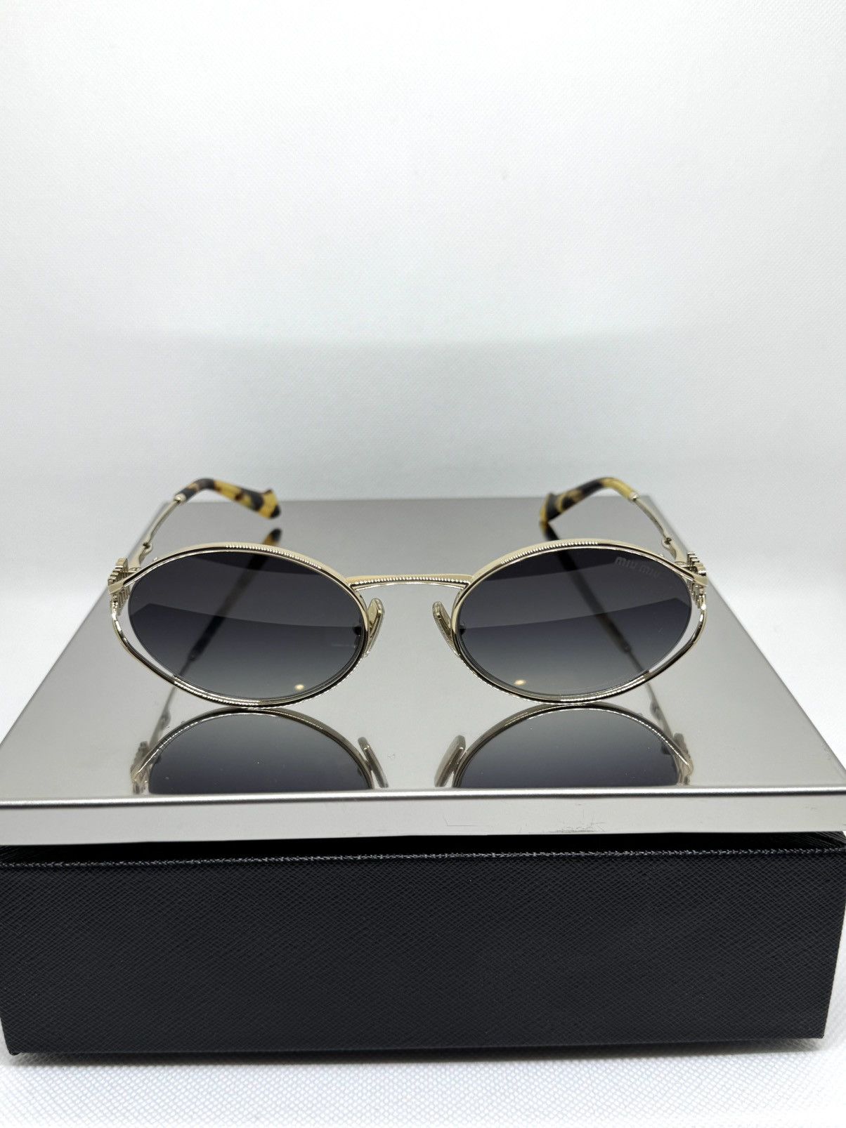 Miu Miu × Vintage NEW Miu Miu sunglasses SMU 52YS ZVN-5D1 Size ONE SIZE - 7 Thumbnail