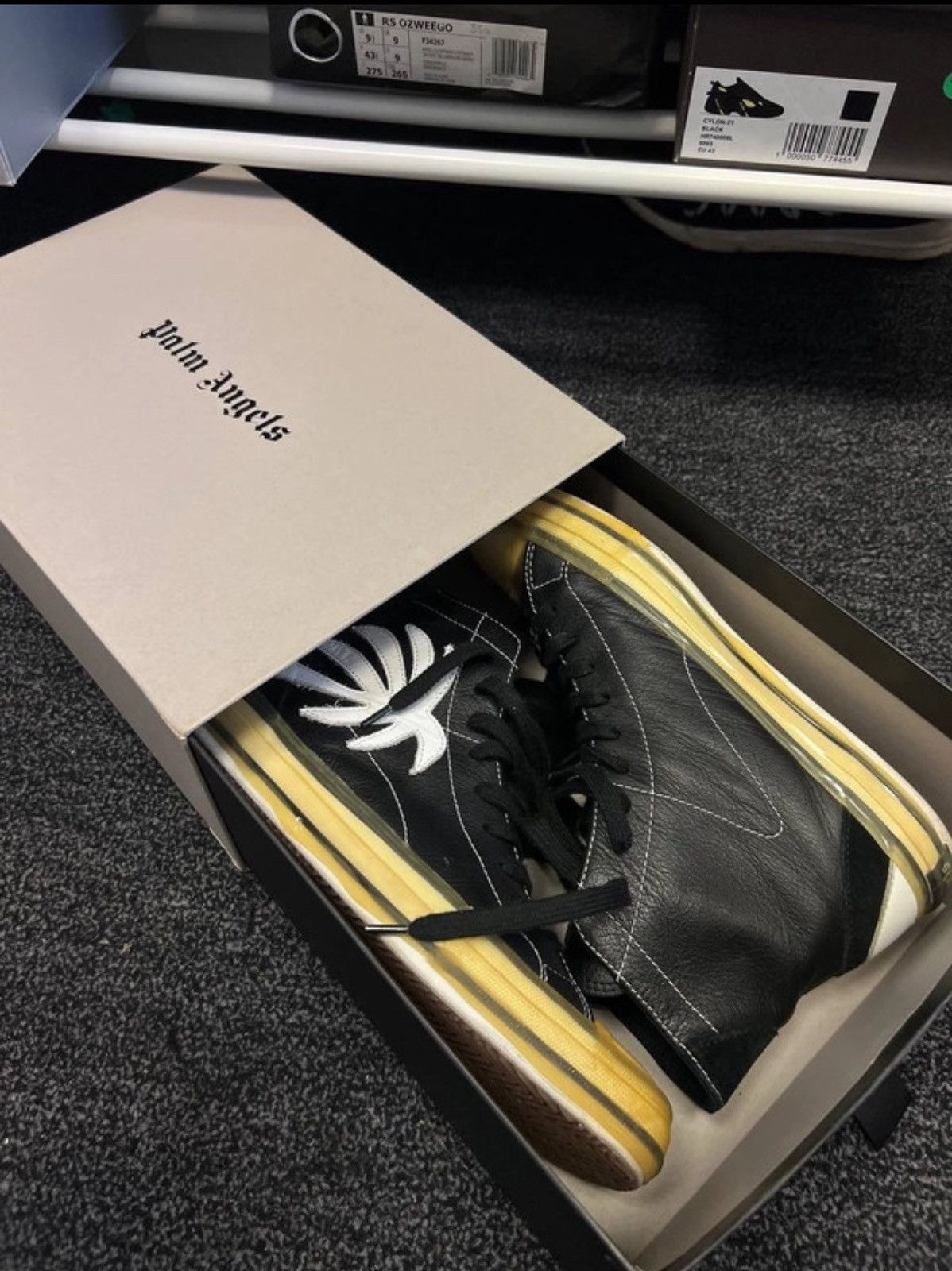 Palm Angels Palm Angels High Top Sneakers Size US 7.5 / EU 40-41 - 1 Thumbnail