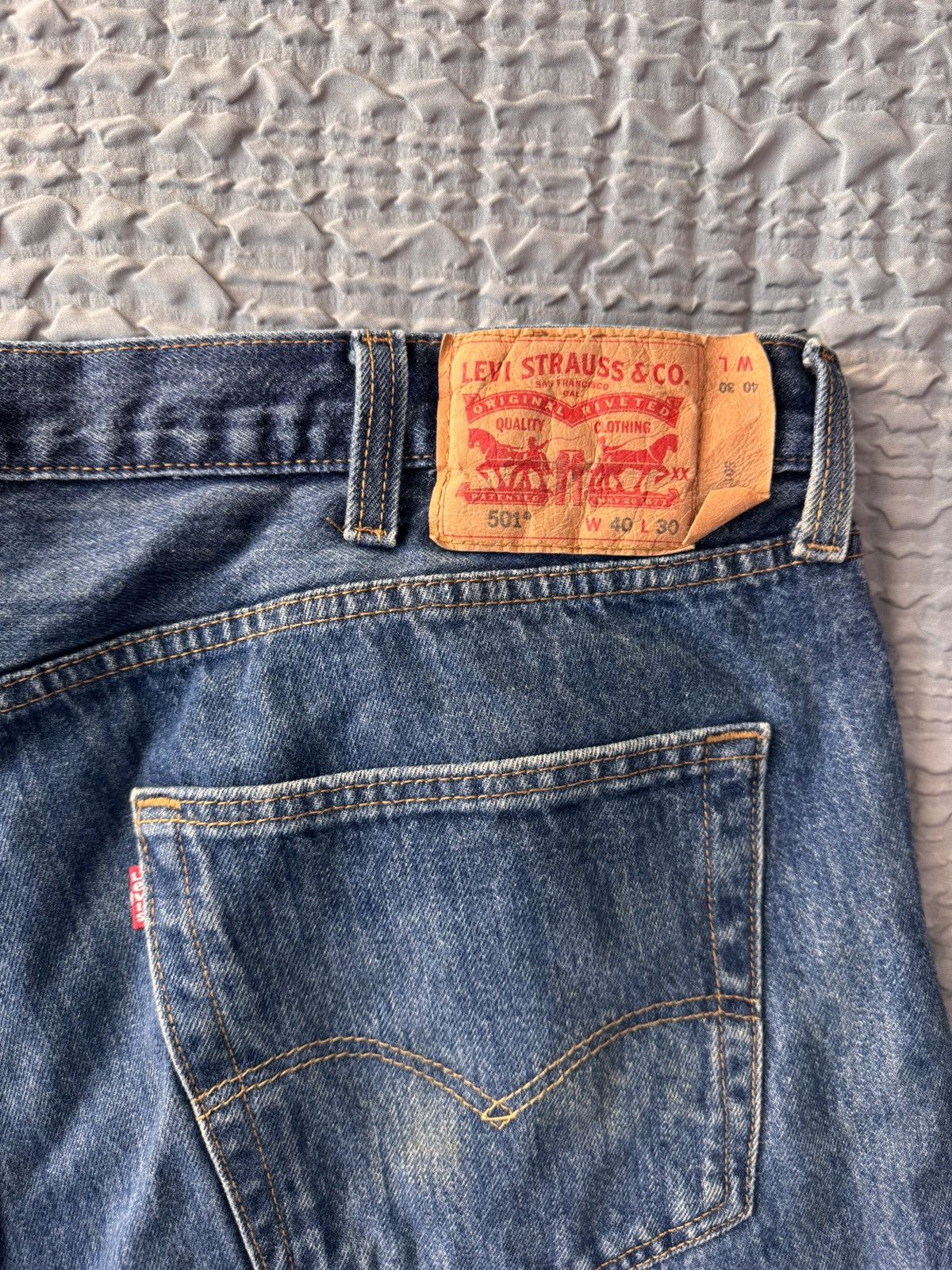 Jean × Levi's × Levi's Vintage Clothing Vintage Levi's 501 Men's Jeans Size 40x30 Size US 40 / EU 56 - 3 Thumbnail