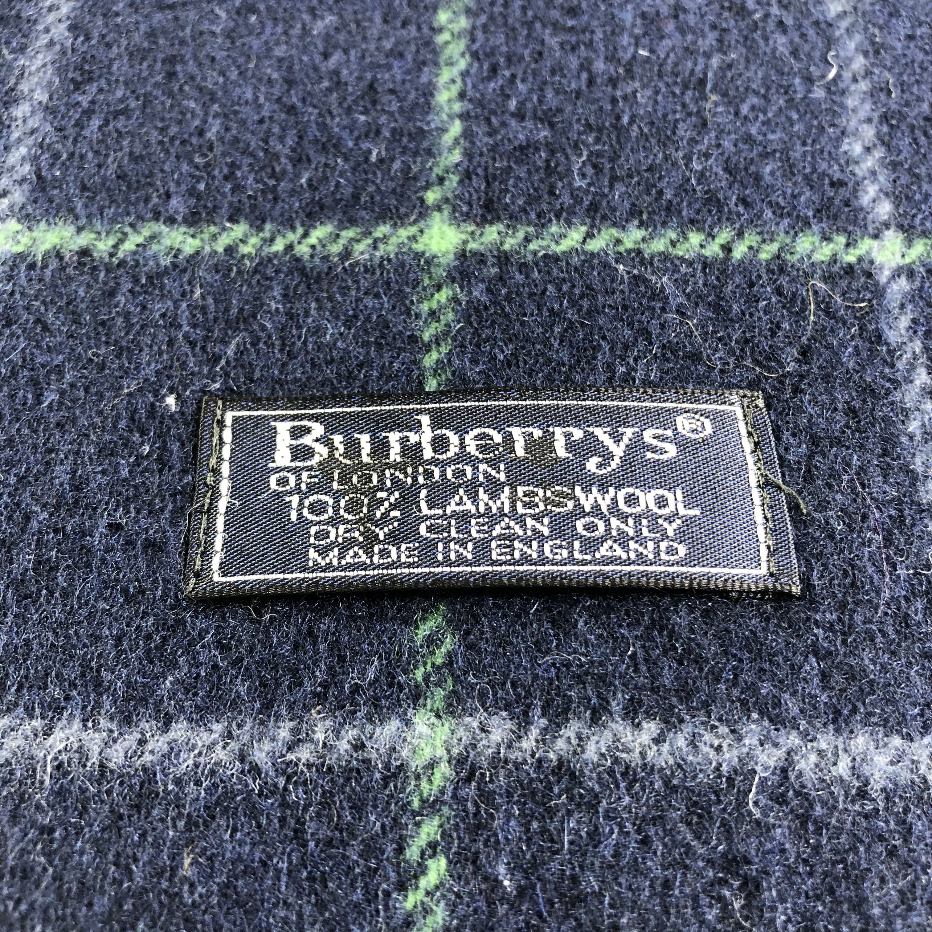 Burberry Burberrys Wool Scarf Muffler Neckwear V2423 Size ONE SIZE - 5 Thumbnail