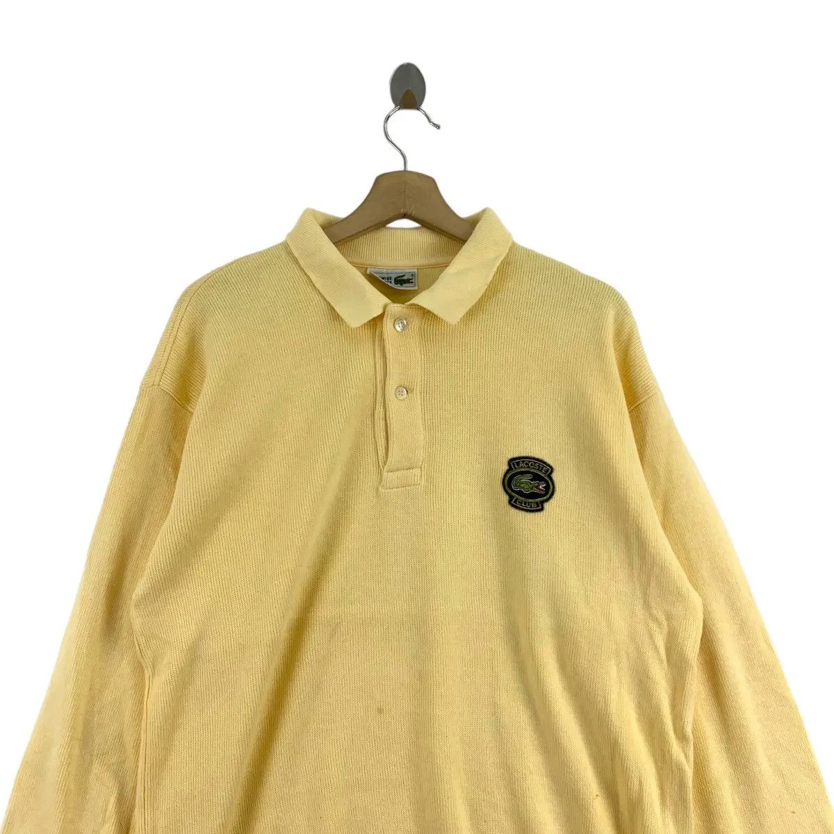 Lacoste Vintage LACOSTE CLUB Embroidered Logo Button Up Long Sleeve Size US XXL / EU 58 / 5 - 3 Thumbnail