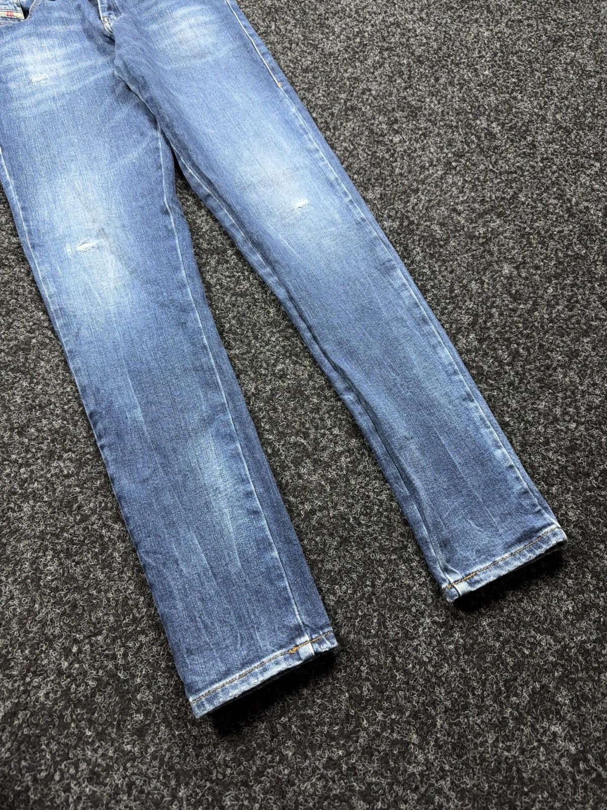 Diesel 00s Y2K Diesel Luxury Slandy Super Skinny Dark Wash Jeans Size 29" - 3 Thumbnail