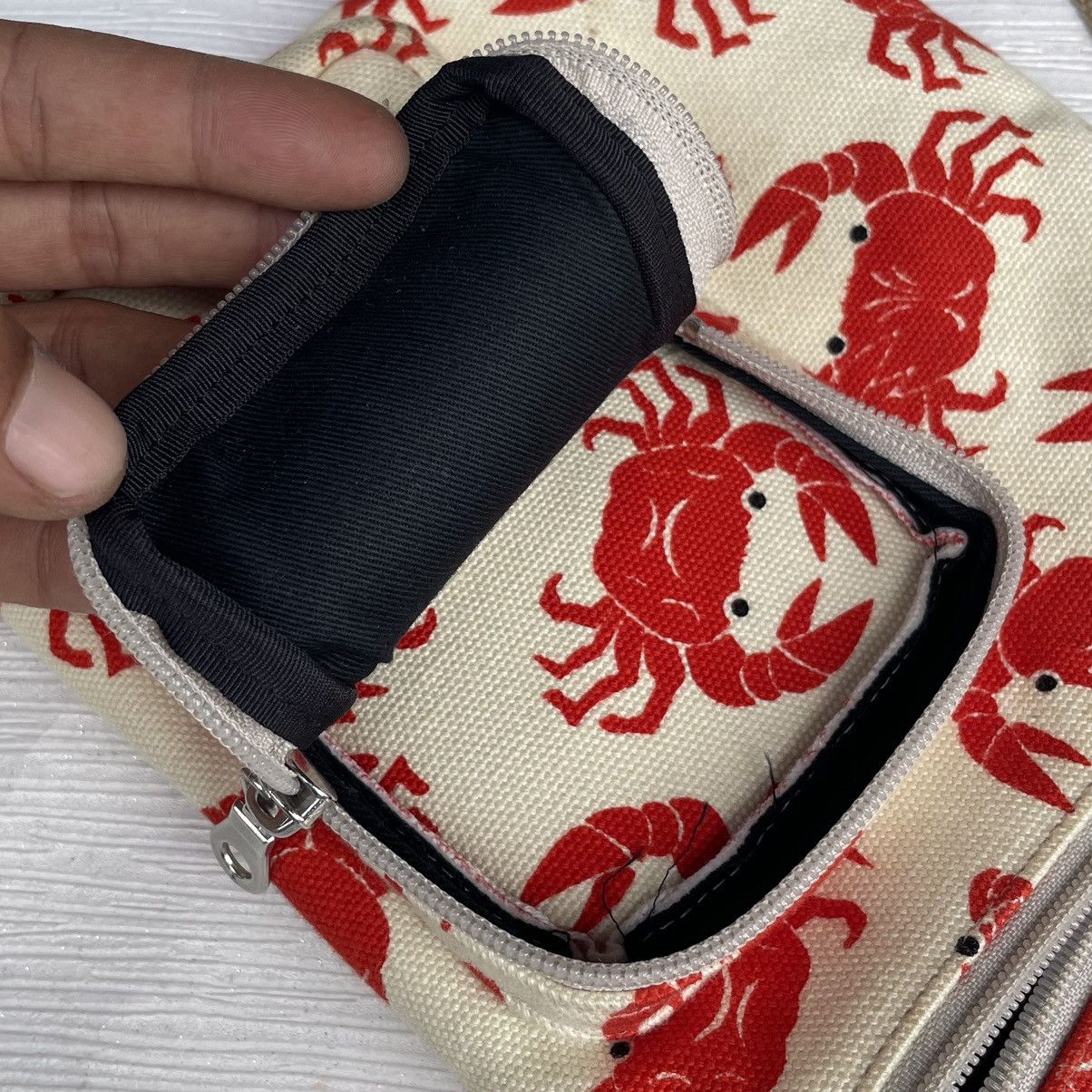 Designer × Japanese Brand Japanese Brand Wabisuke Canvas Printed Crab Crossbody Size ONE SIZE - 9 Thumbnail