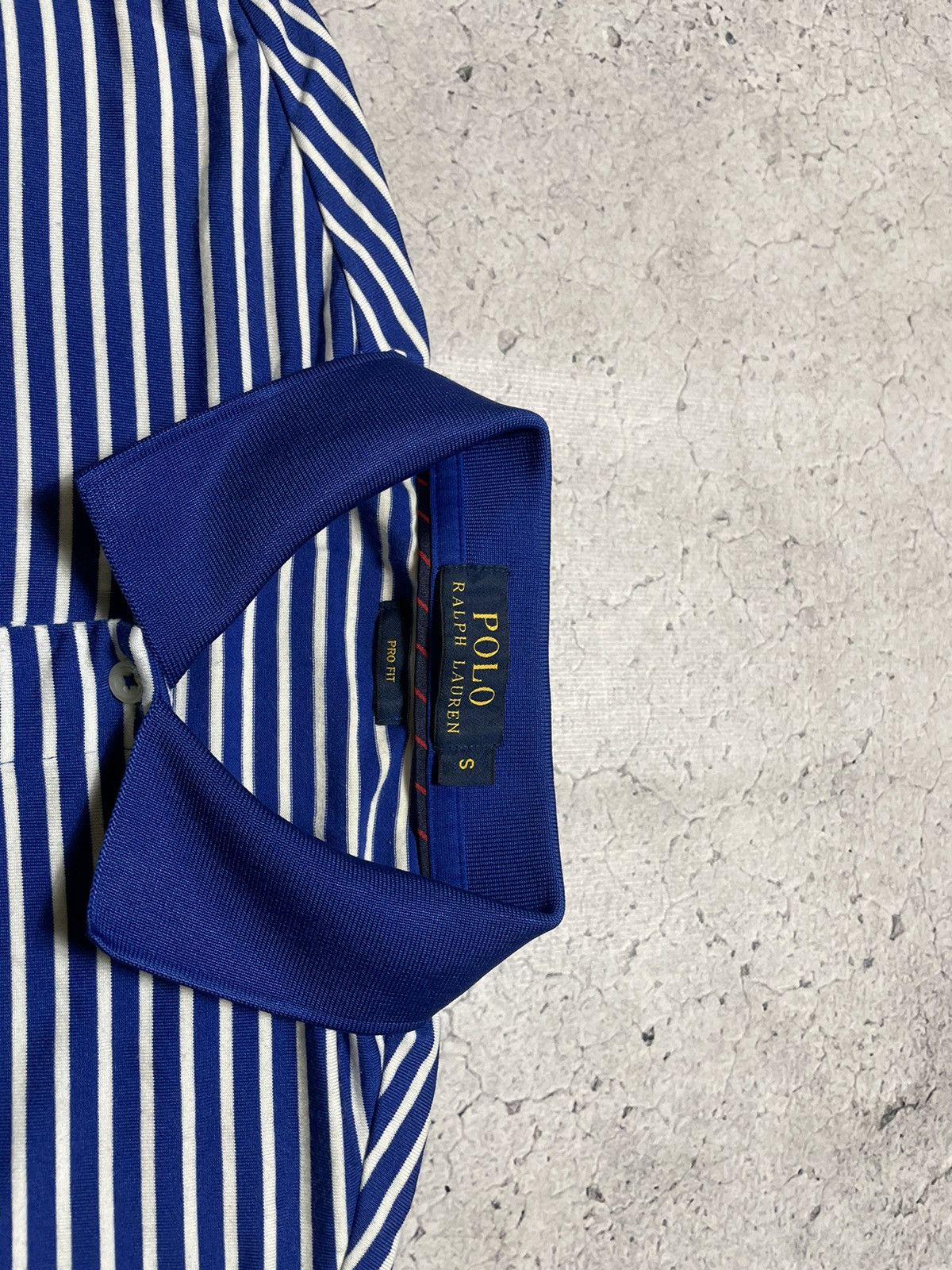 Polo Ralph Lauren × Ralph Lauren × Vintage Vintage Polo Ralph Lauren Striped Polo Shirt Y2K Big Pony Size US S / EU 44-46 / 1 - 6 Thumbnail
