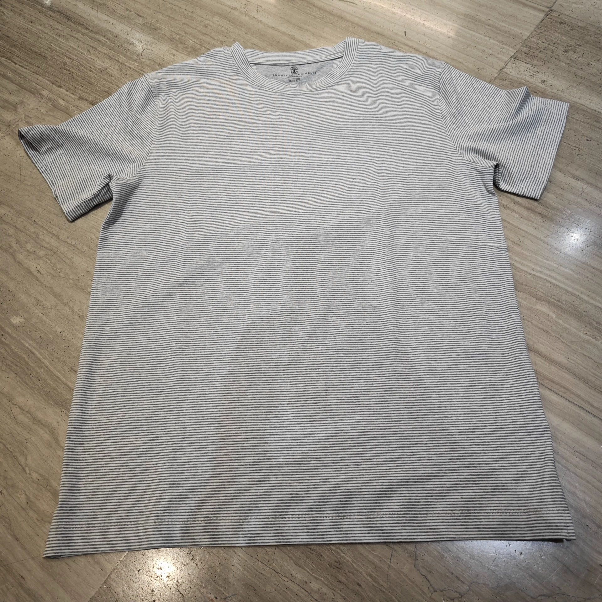 Brunello Cucinelli Brunello Cucinelli Short Sleeve T-Shirt - dmc Size US L / EU 52-54 / 3 - 1 Thumbnail