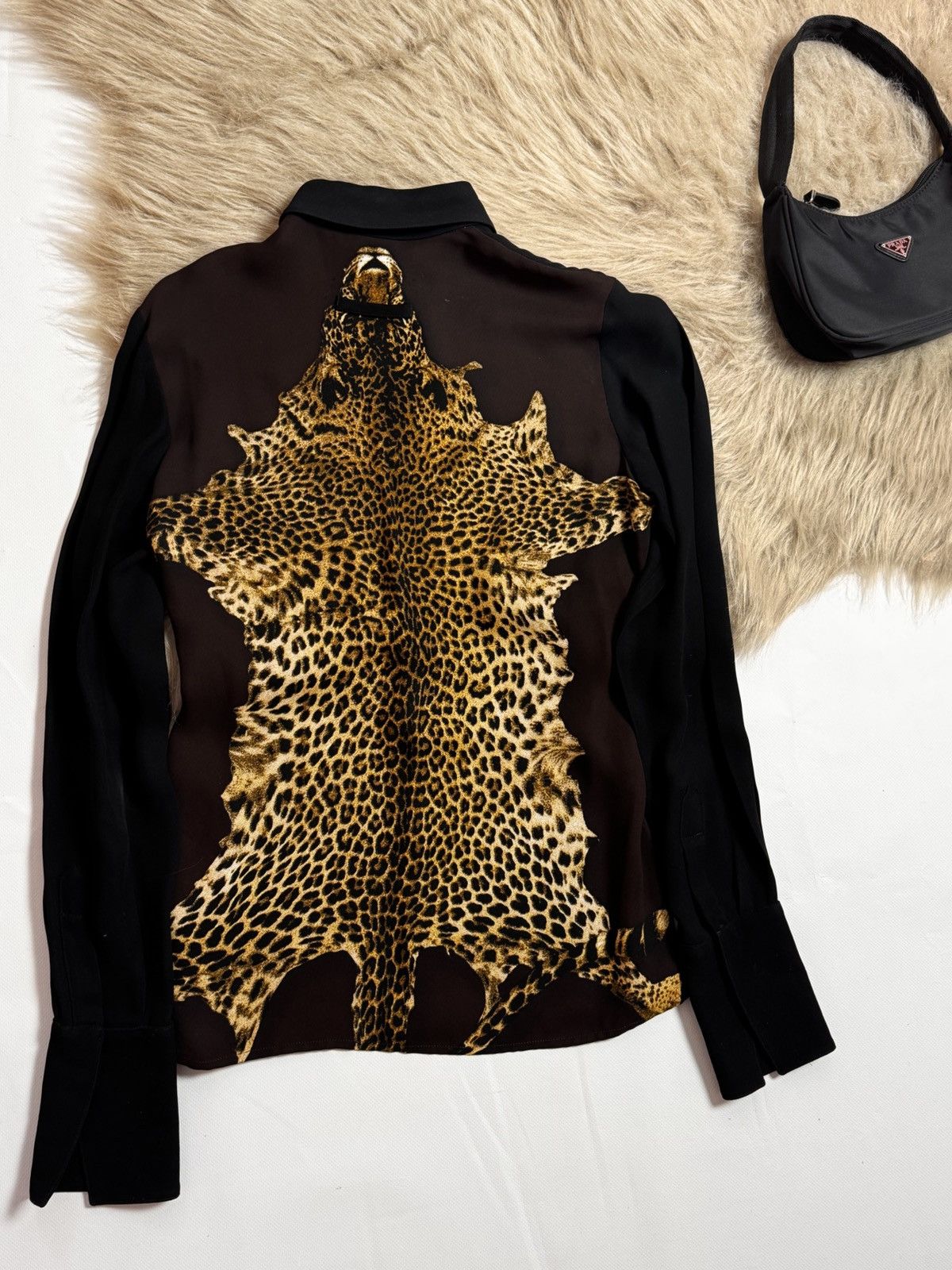 Jean Paul Gaultier Jean Paul Gaultier Blouse Femme Leopard Printed shirt brown Size M / US 6-8 / IT 42-44 - 1 Thumbnail