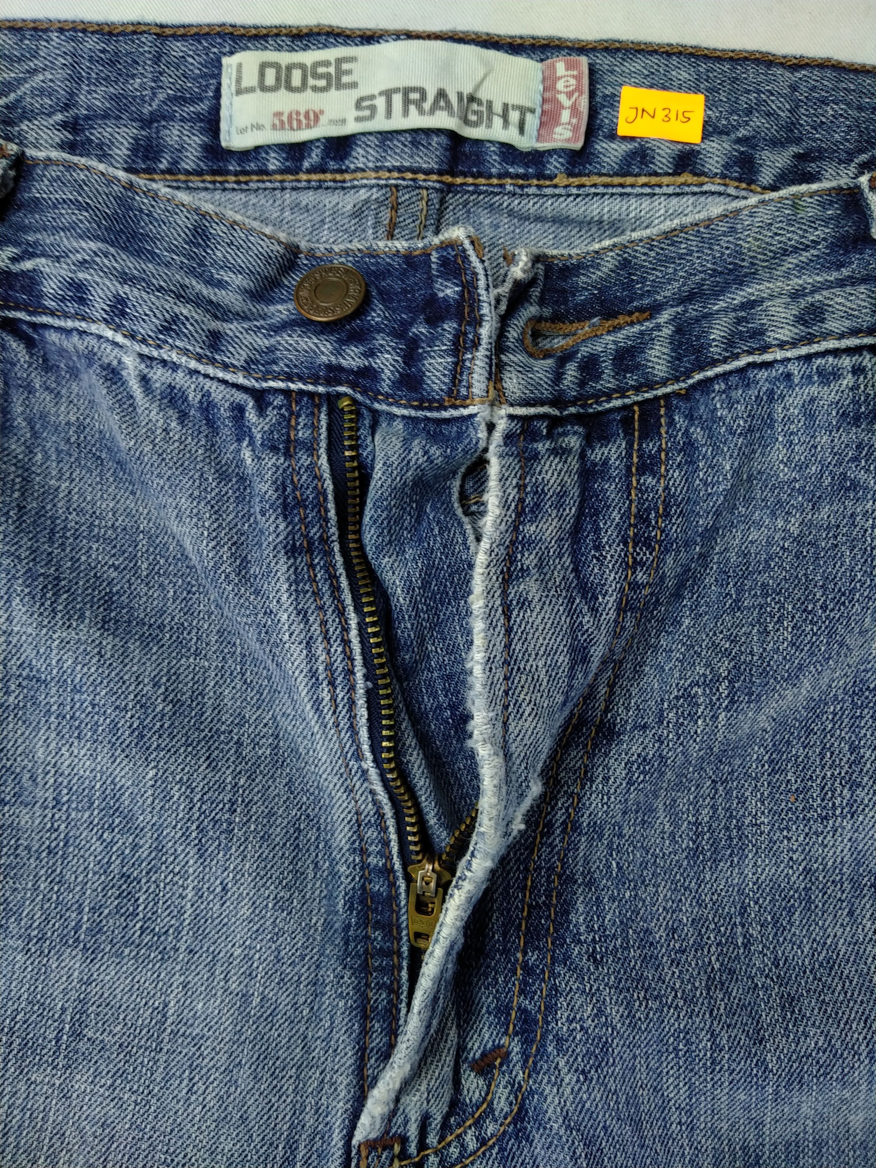 Other Vintage Levi's 560 Loose Straight 34x32.5 Denim -JN315 Size US 34 / EU 50 - 7 Thumbnail