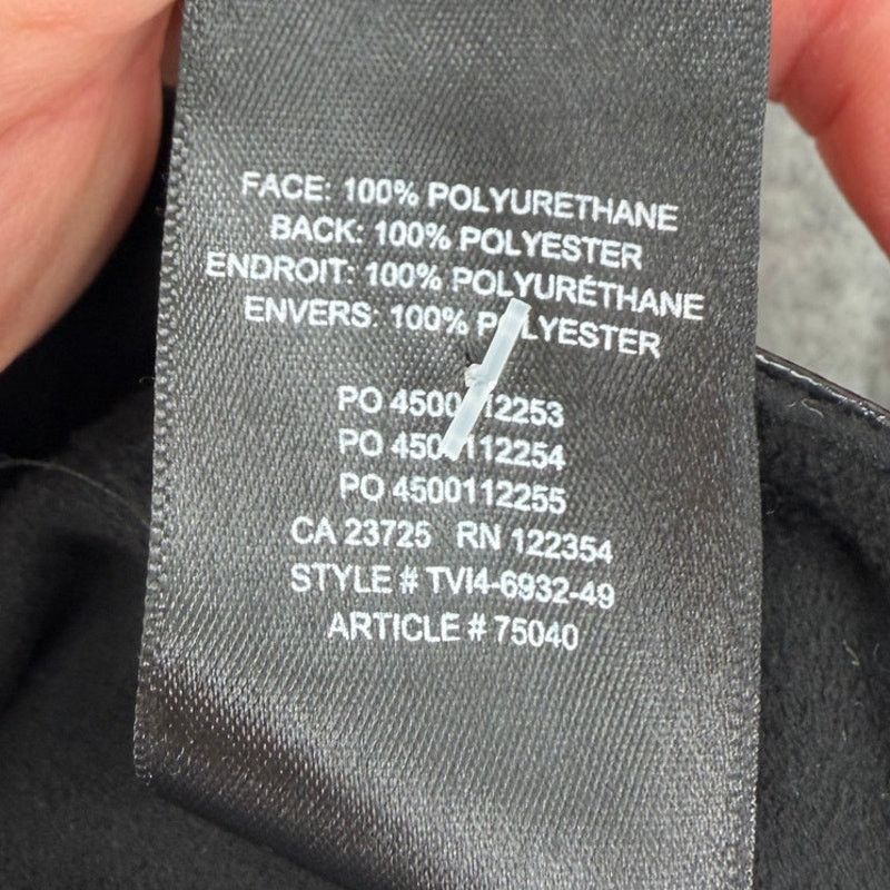 Aritzia Aritzia Wilfred Black Vegan Leather Straight Leg Trousers 00 Size 24" / US 00 / IT 34 - 7 Thumbnail
