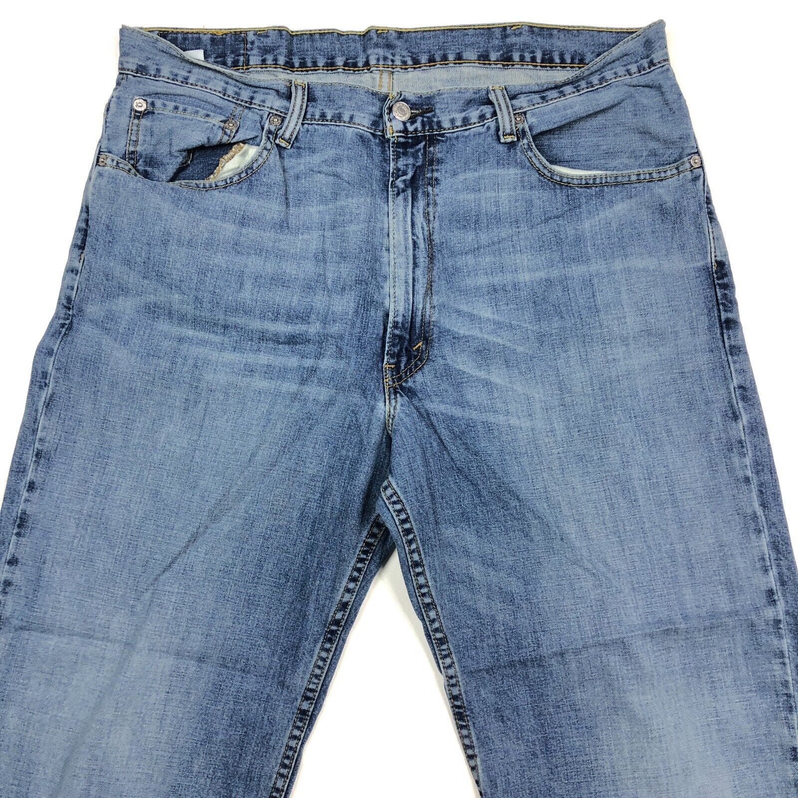 Levi's Levis 550 Light Wash Blue Denim Jeans Pants Mens size 38x24 Size US 38 / EU 54 - 3 Thumbnail