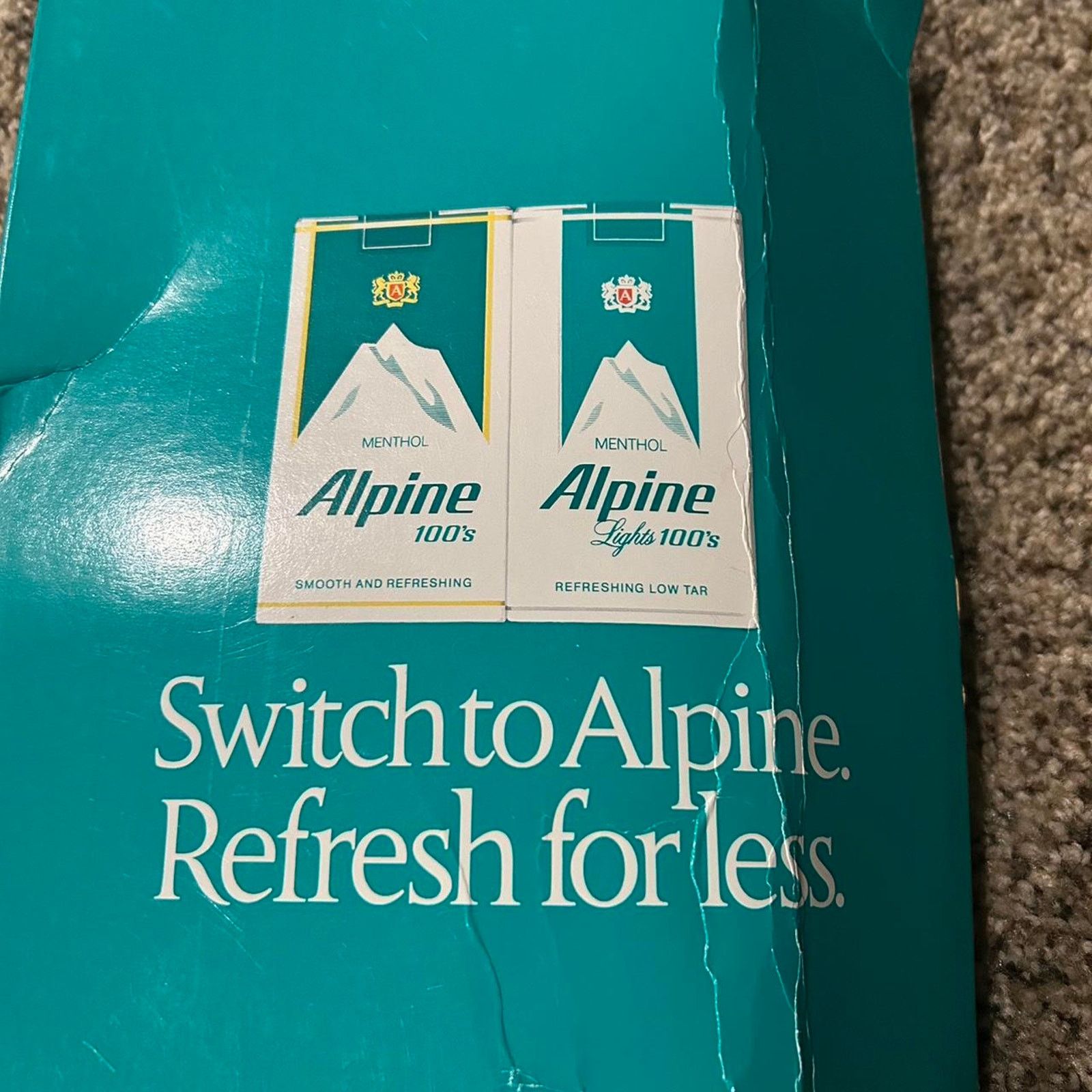 Other Vintage 1992 Alpine Cigarettes Tee Shirt Size US XL / EU 56 / 4 - 3 Thumbnail