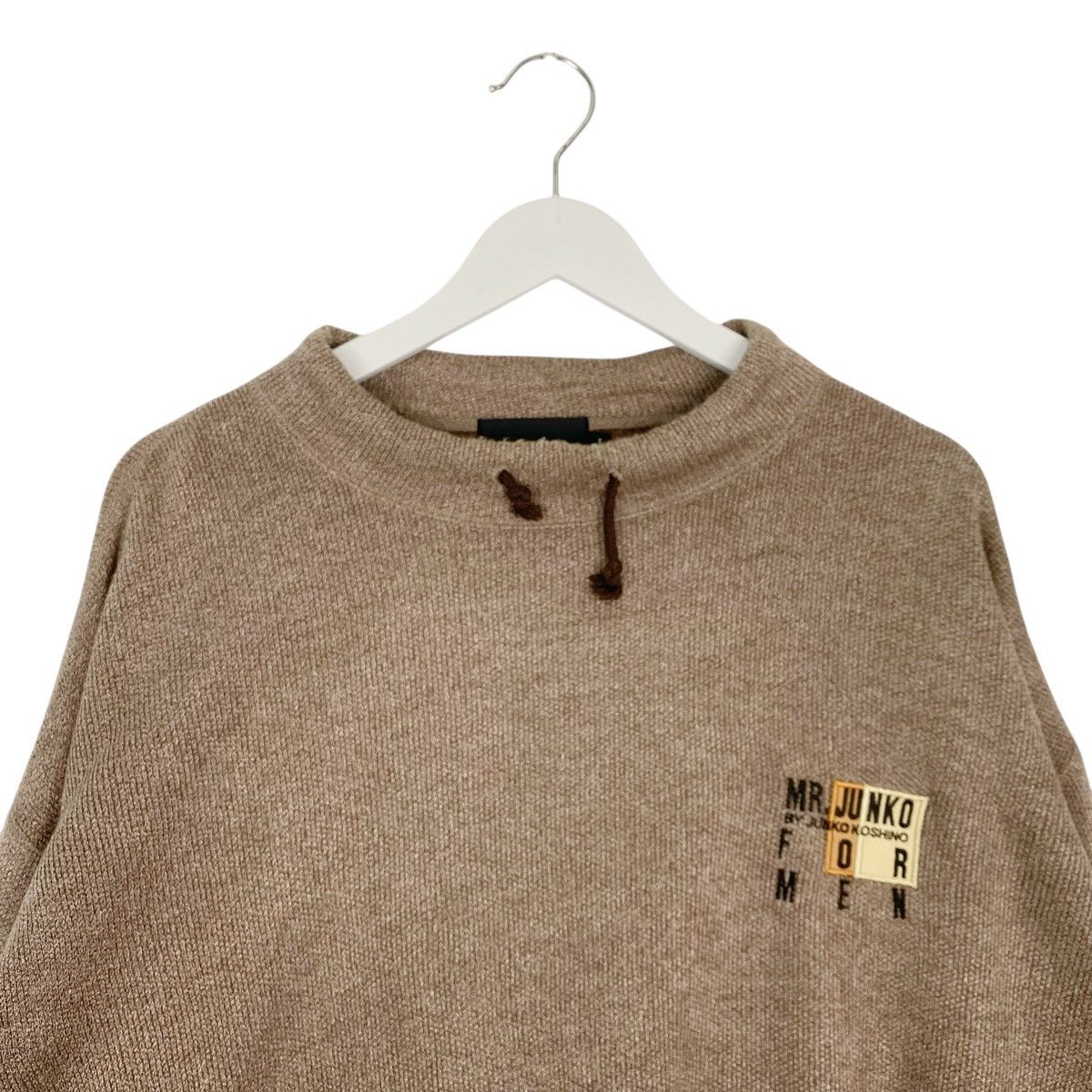 Vintage Vintage Mr Junko Embroidered Logo Sweatshirt Brown Size US L / EU 52-54 / 3 - 4 Thumbnail